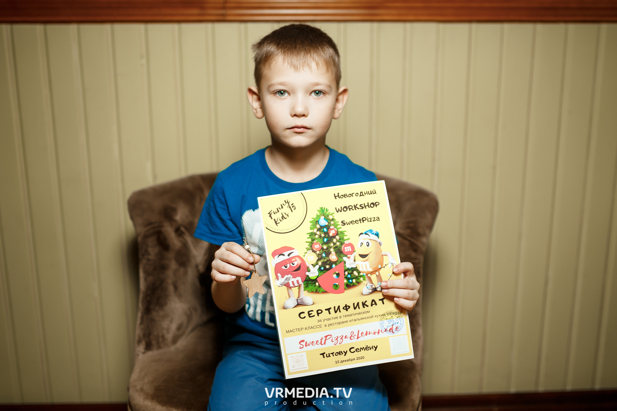 Детский кулинарный мастер-класс «Сладкая пицца» в «Villaggio»