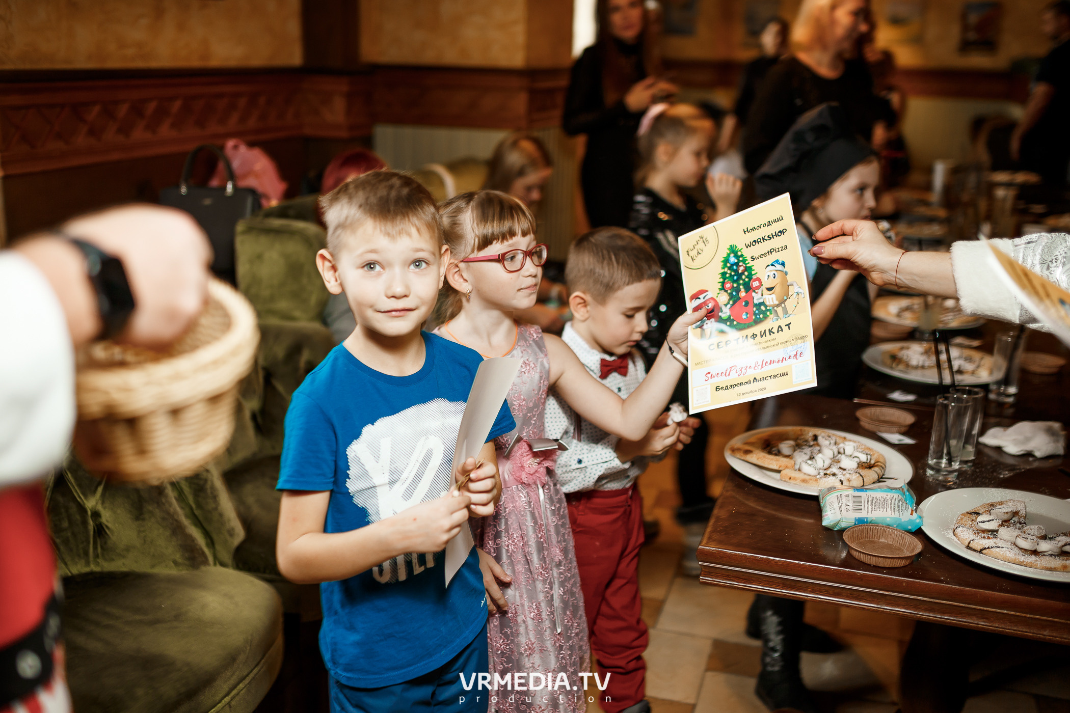 Детский кулинарный мастер-класс «Сладкая пицца» в «Villaggio»
