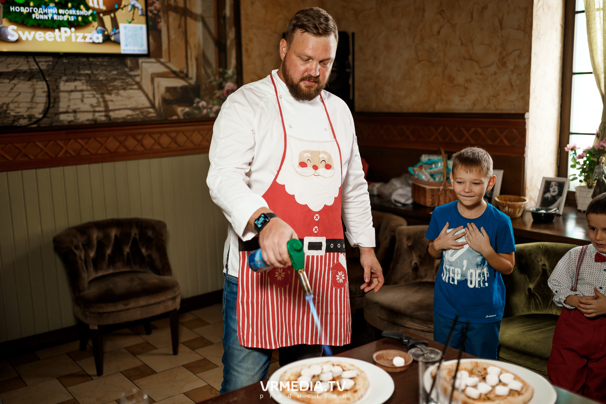 Детский кулинарный мастер-класс «Сладкая пицца» в «Villaggio»