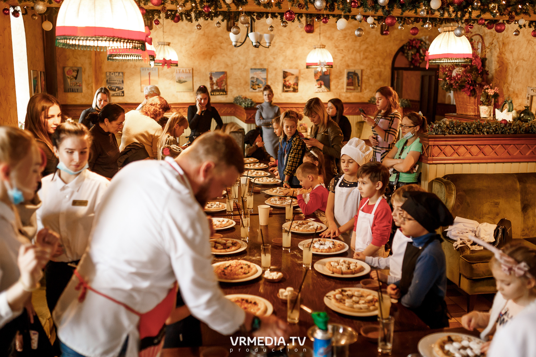 Детский кулинарный мастер-класс «Сладкая пицца» в «Villaggio»