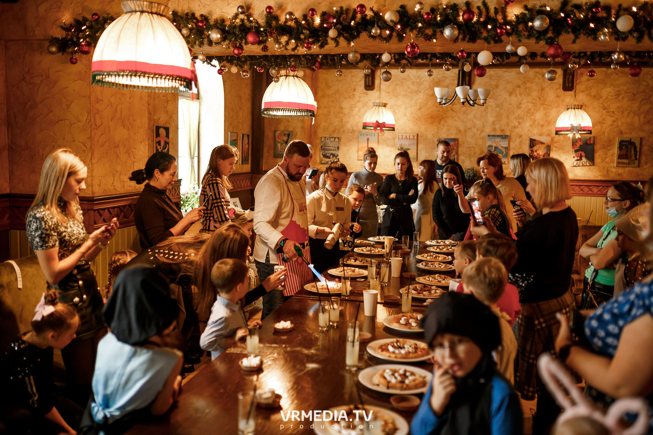 Детский кулинарный мастер-класс «Сладкая пицца» в «Villaggio»
