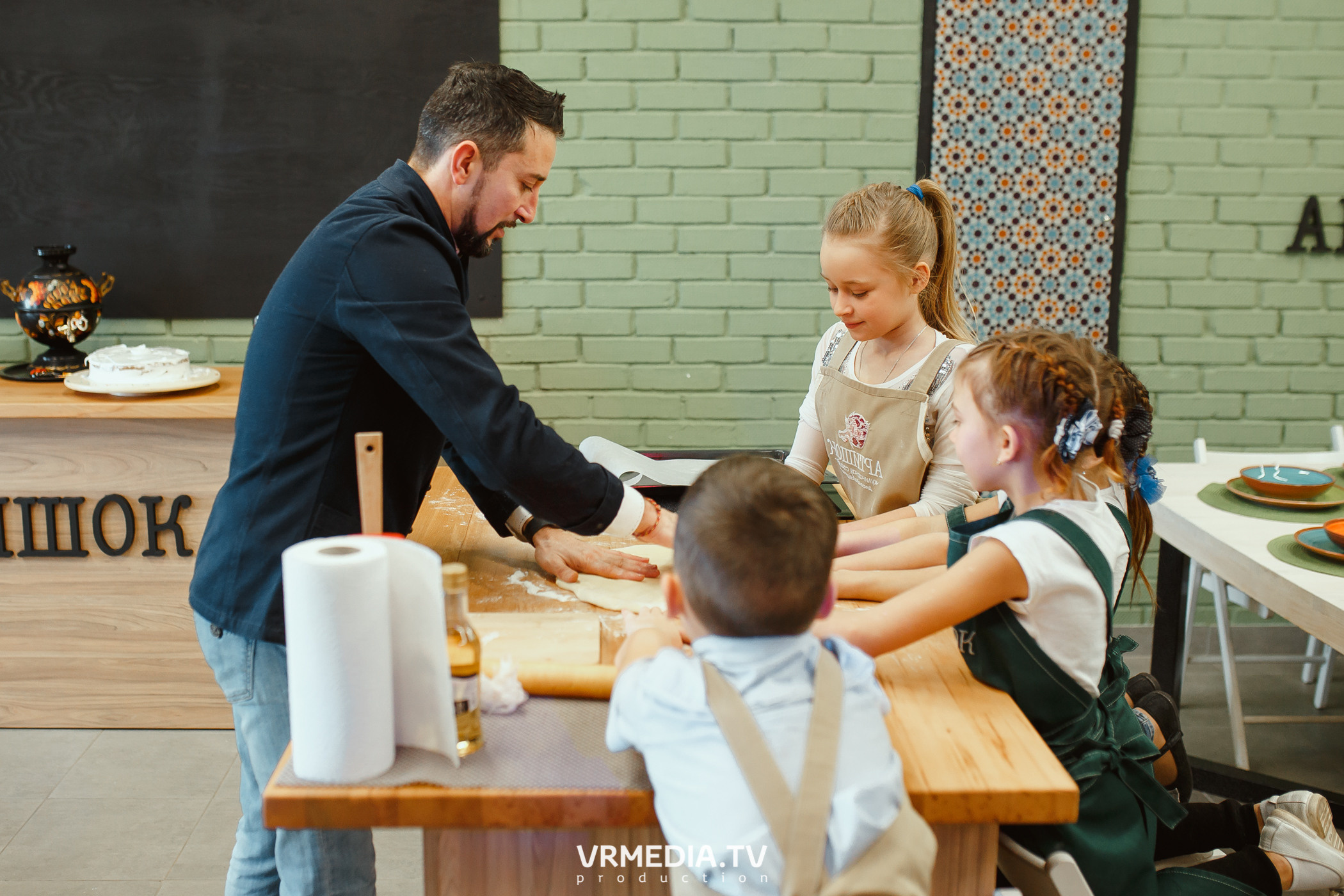 День рождения Лизы Зайцевой в кулинарной студии «Артишок»