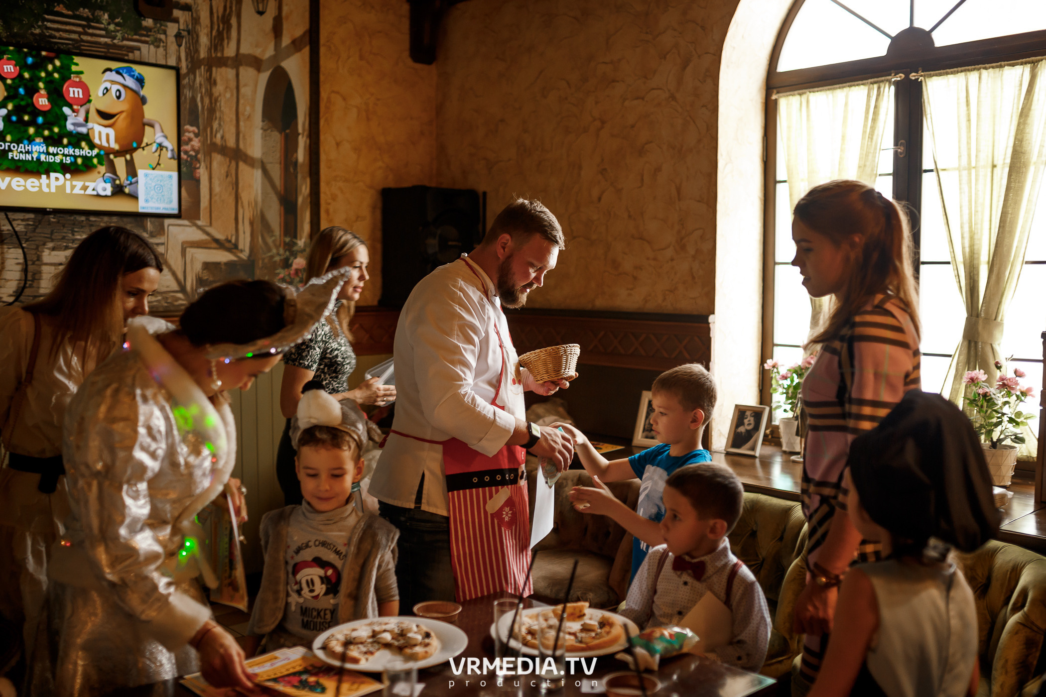 Детский кулинарный мастер-класс «Сладкая пицца» в «Villaggio»