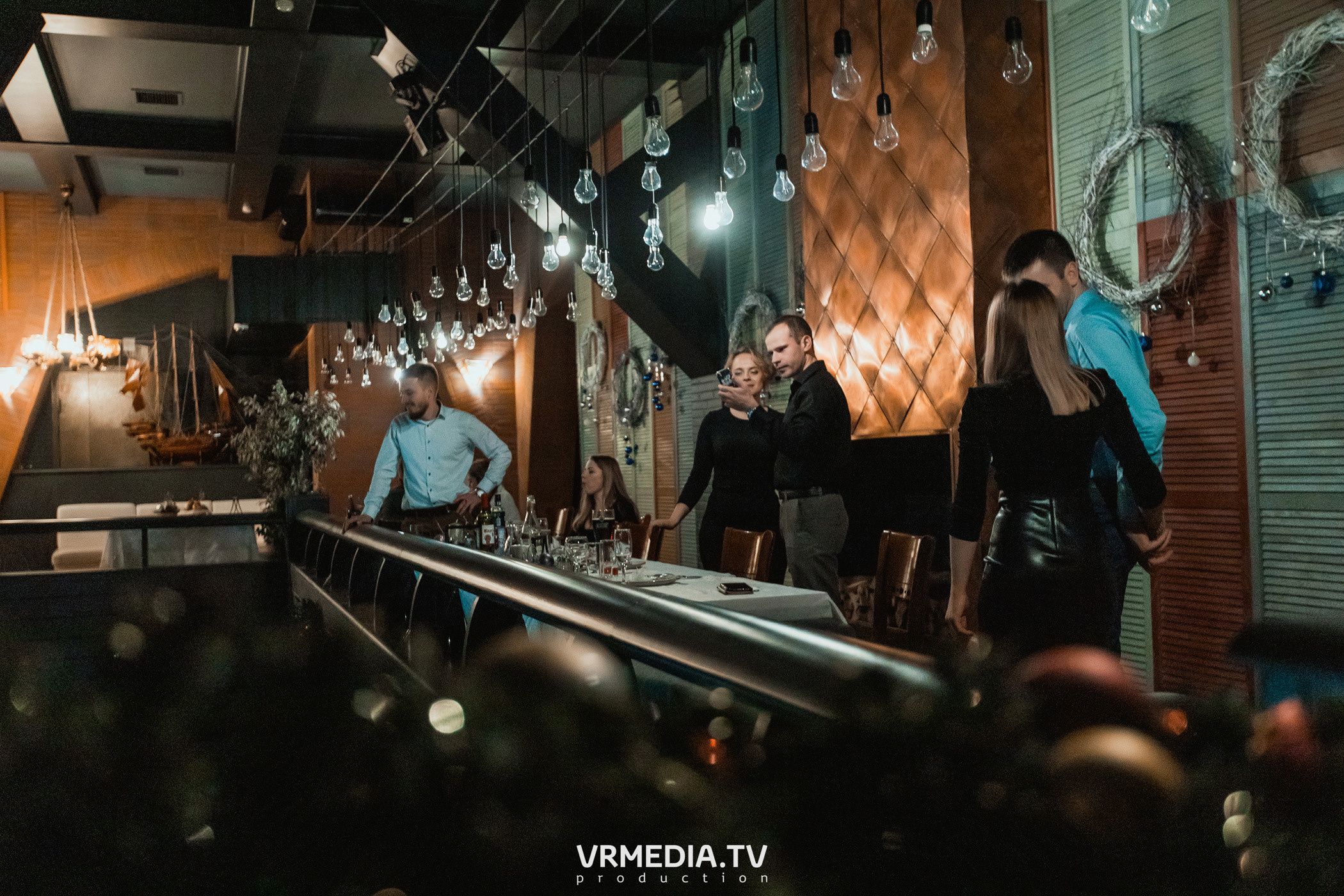 Новогодний вечер в ресторане «Volna»