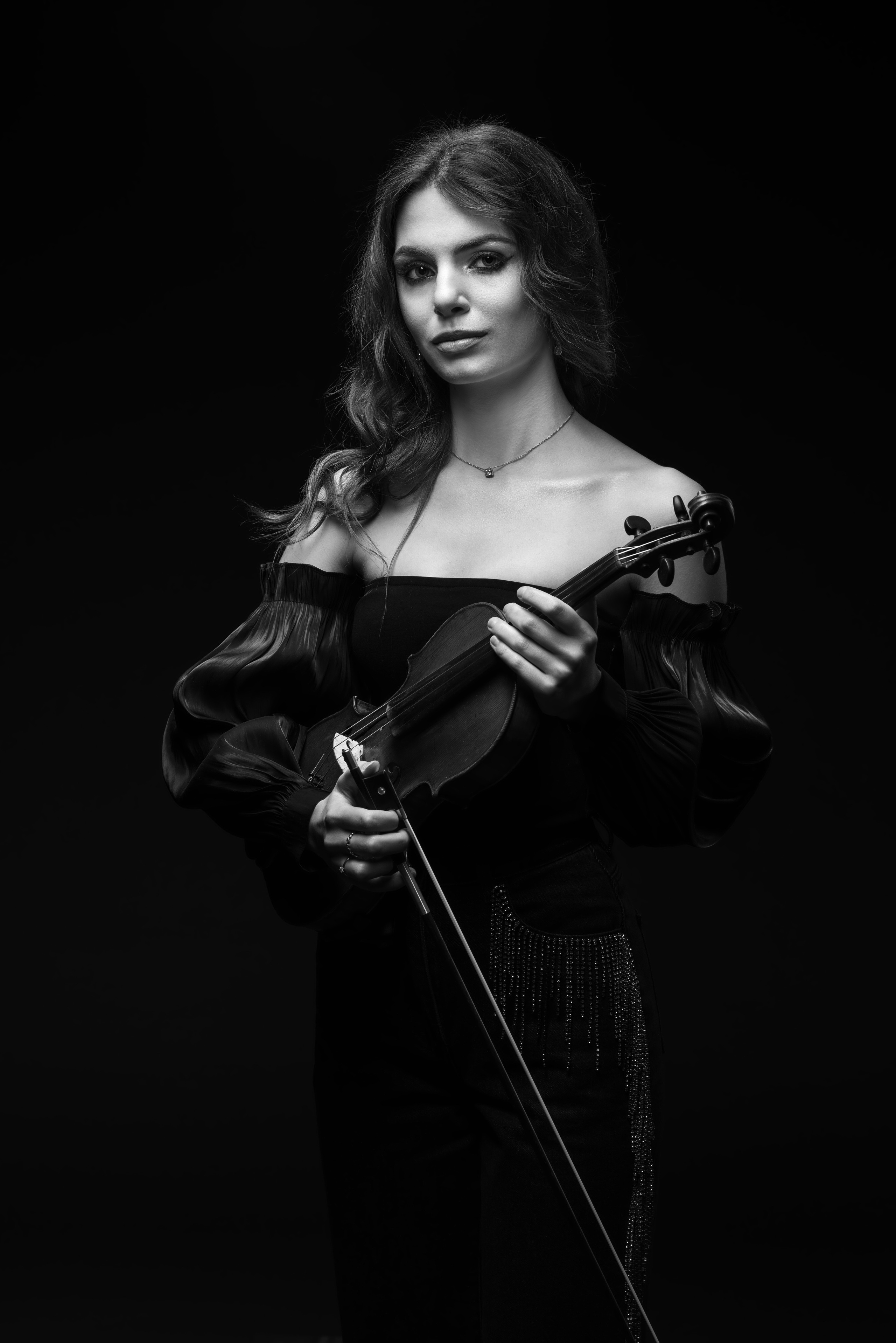 Чёрно-белый портрет  в Ростове-на-Дону фотограф Залитко Вячеслав