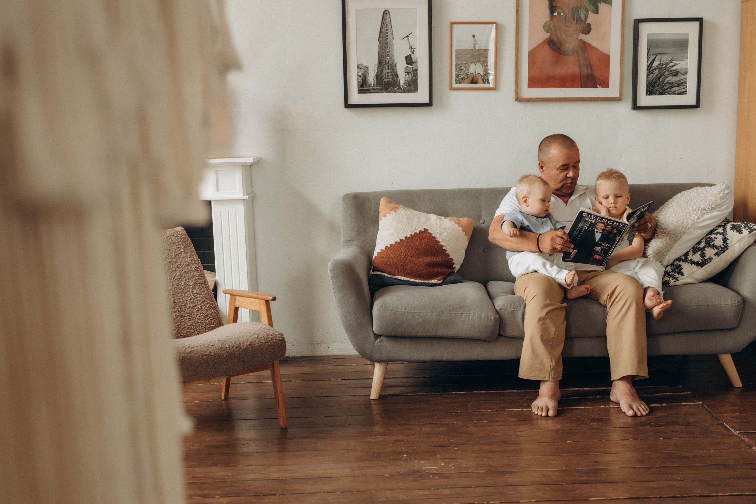 Семейная история в студии. Семейный и женский фотограф в Москве Коновалова Олеся