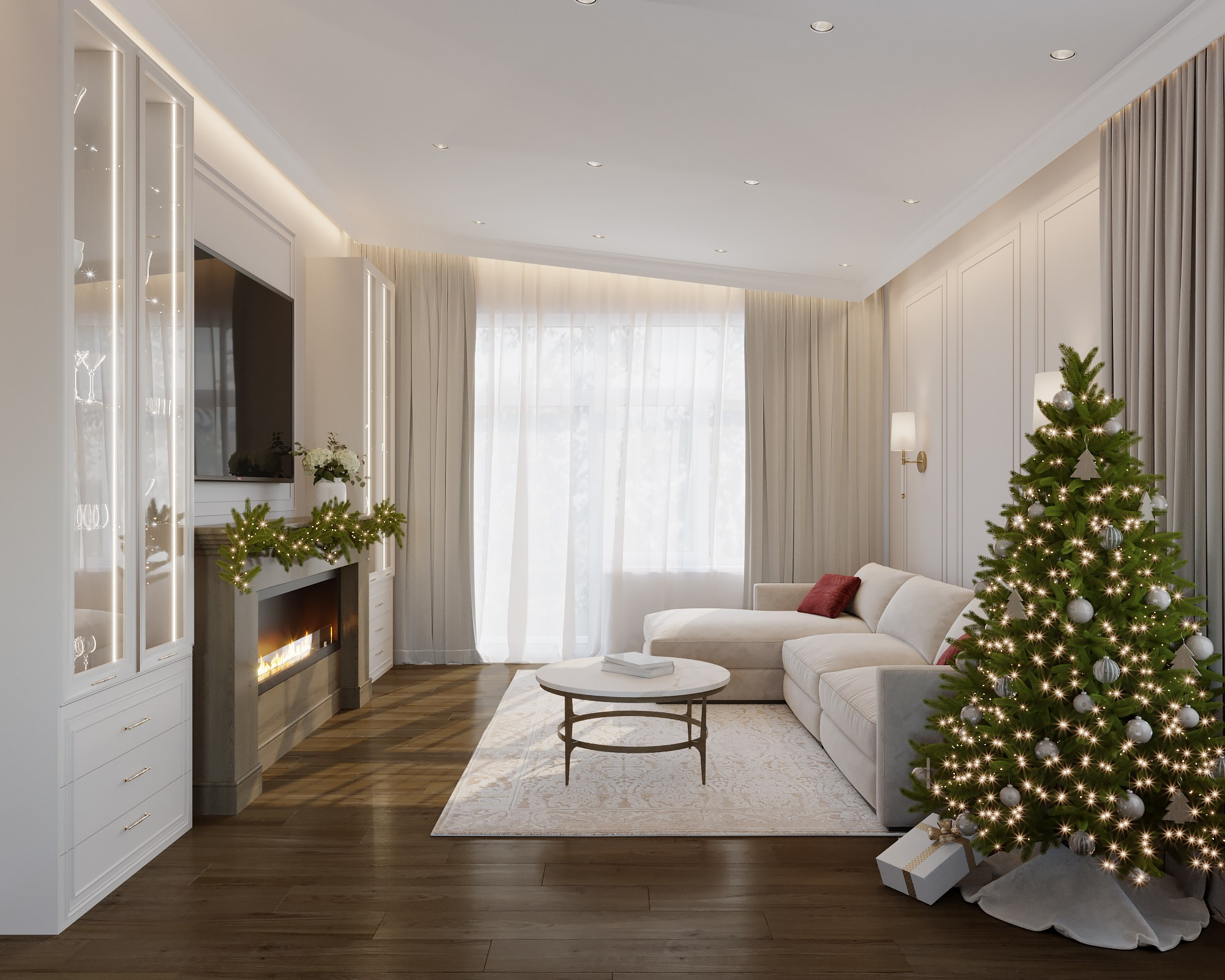 Дизайн-проект дома, пос. Прибрежный. Дизайнер интерьера в Дубне, Москве, Дмитрове