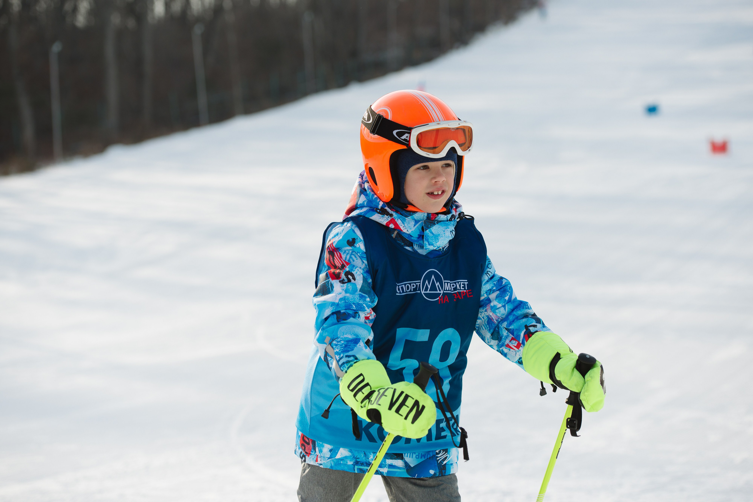 Детские соревнования/Лыжи. Фотограф Мария Каюрова