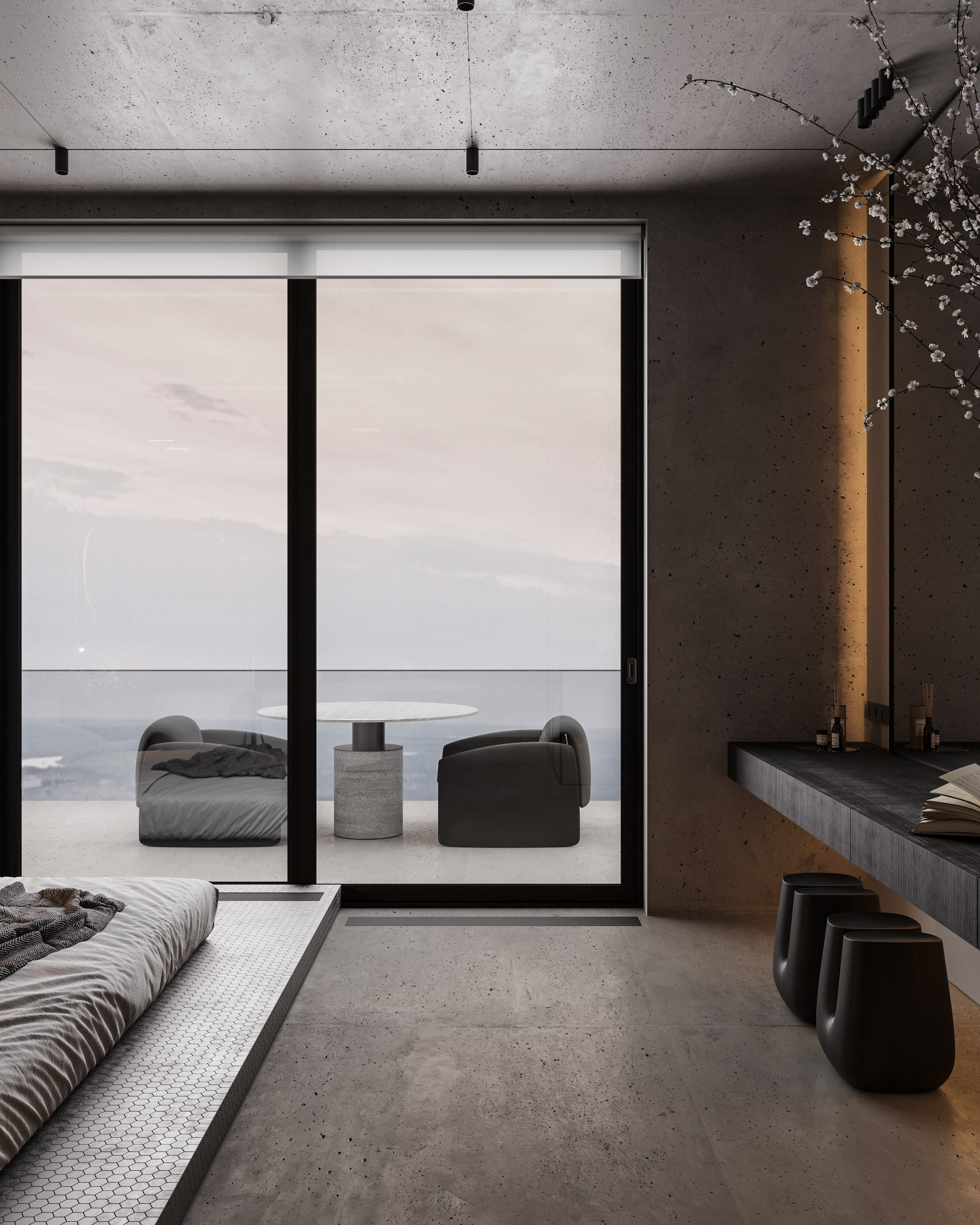 MK | Master bedroom. 3D визуализация интерьеров — Ирина