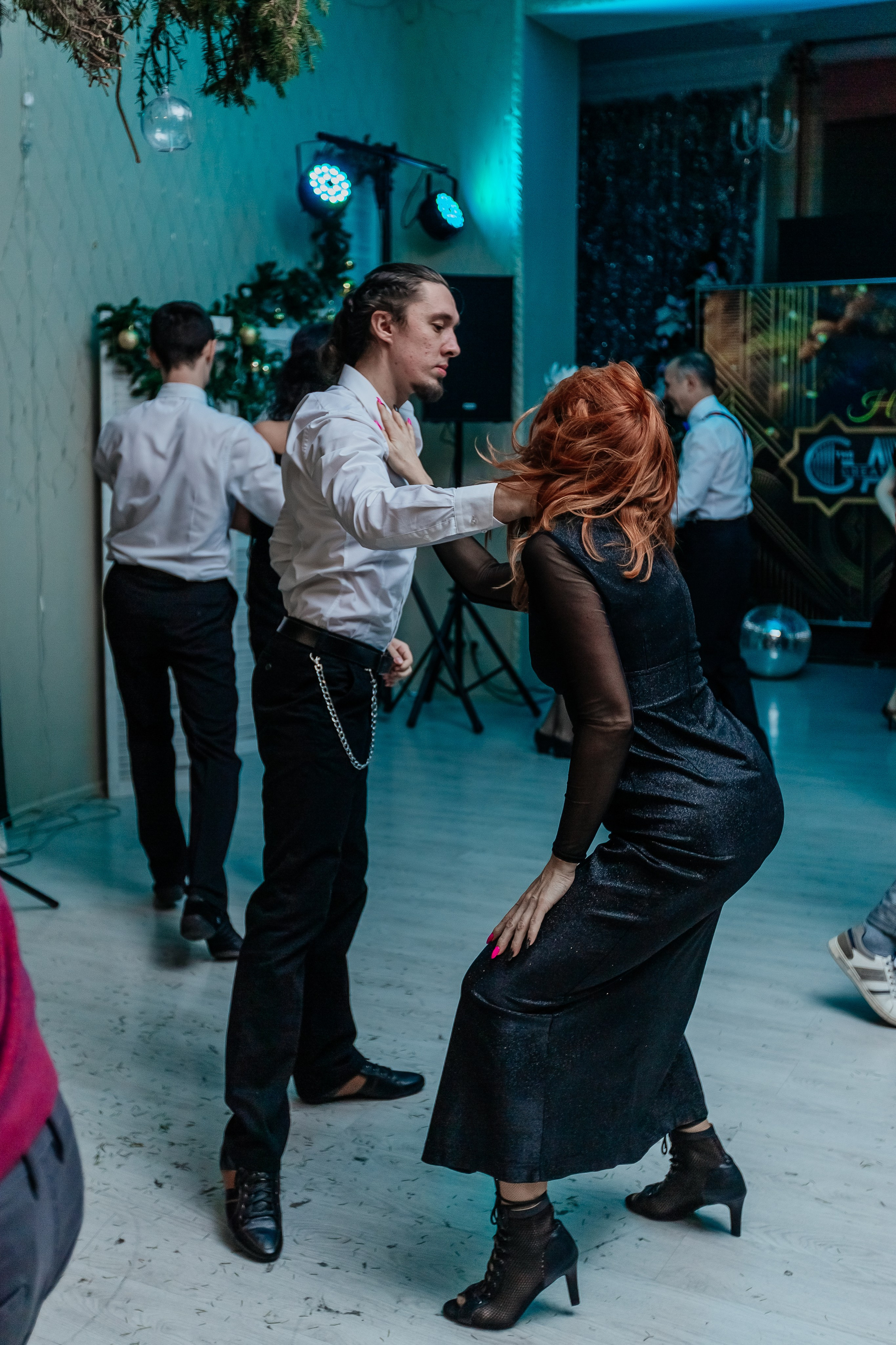 Новогодняя танцевальная хастл-вечеринка в стиле Гетсби. Фотограф Краснодар Марго Хелбен