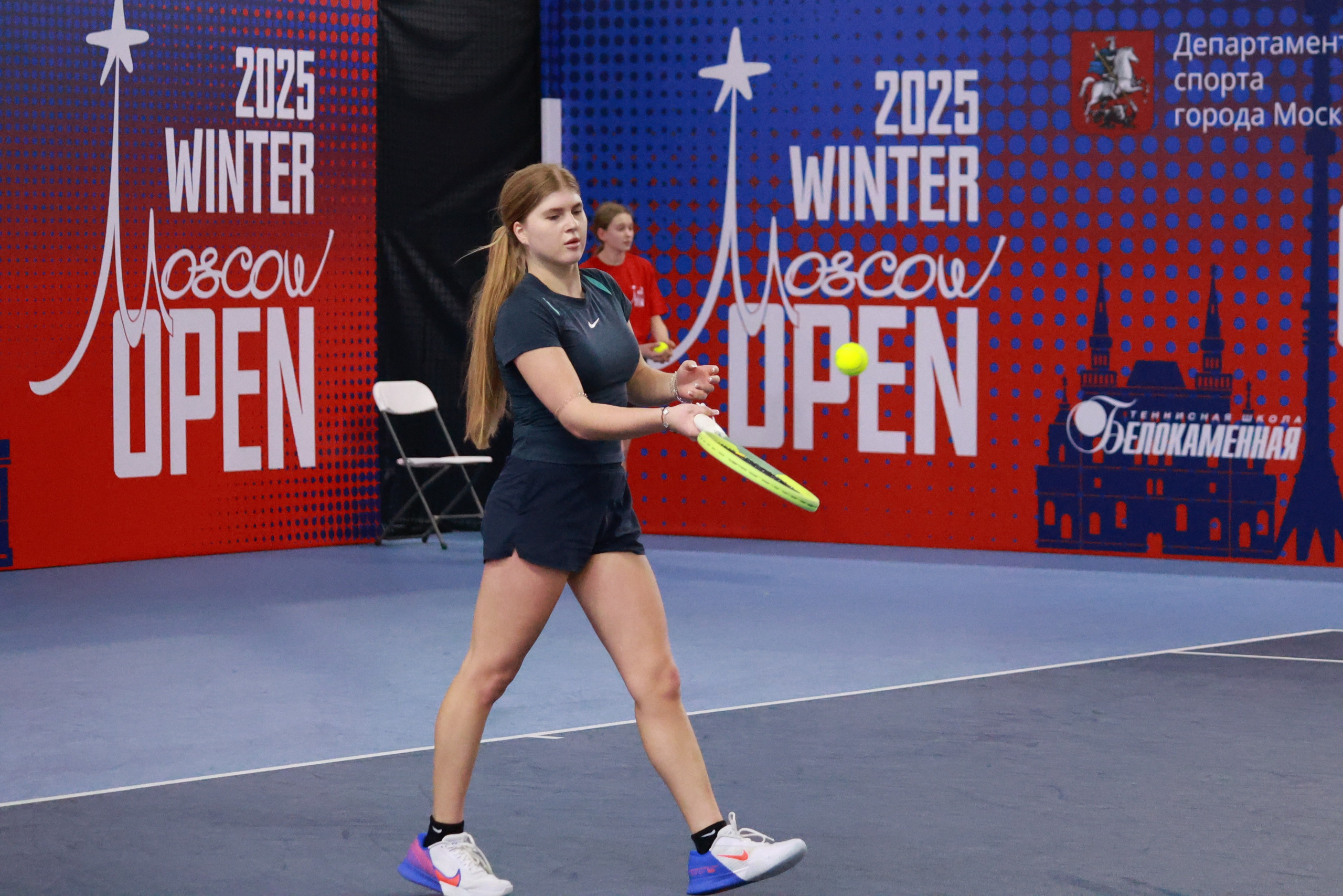 Открытый зимний кубок по теннису Winter Moscow Open 2025. Репортажный фотограф, спортивный фотограф в Москве и области