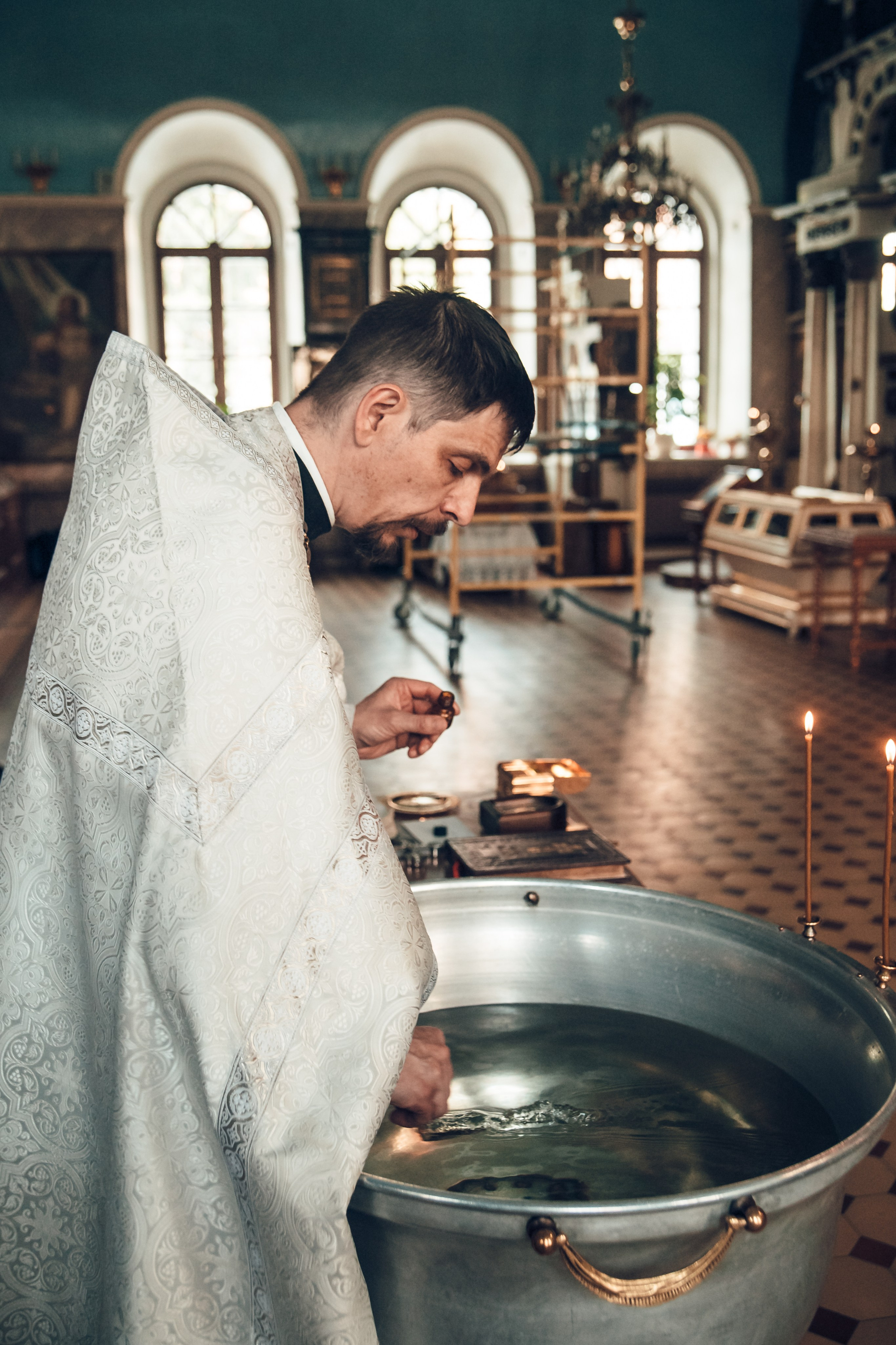 Крещение Василисы. Семейный фотограф в Калуге Ирина Ушакова. Фотограф на роды