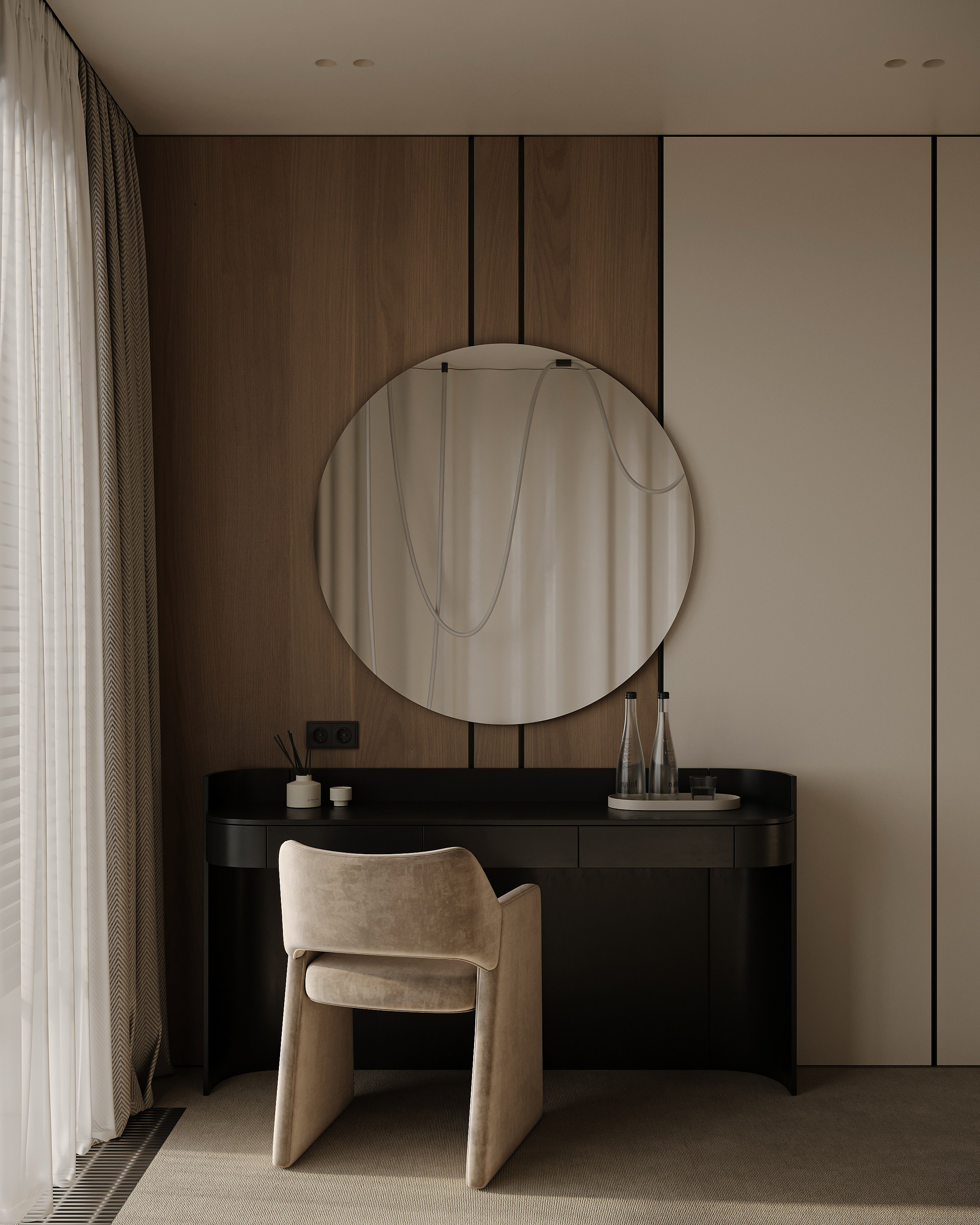 Макияжный столик в мастер-спальне