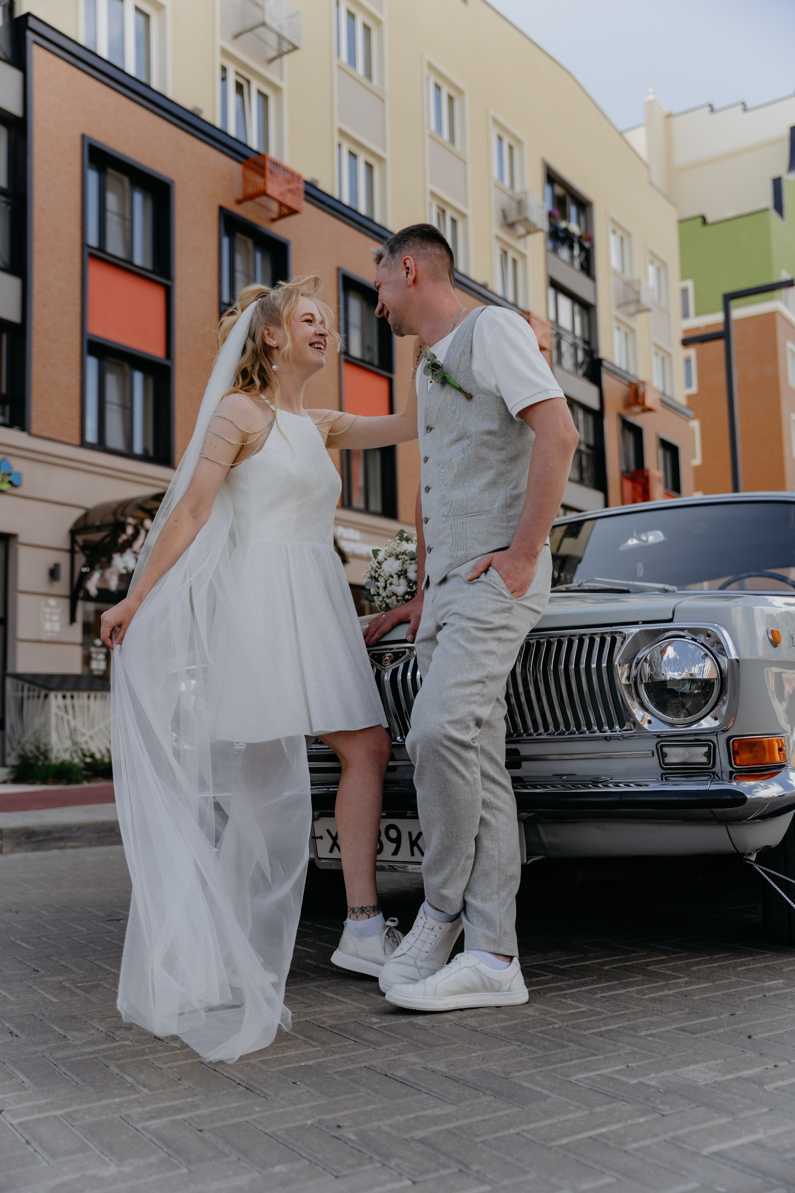 Марина и Владимир. Самокатное настроение