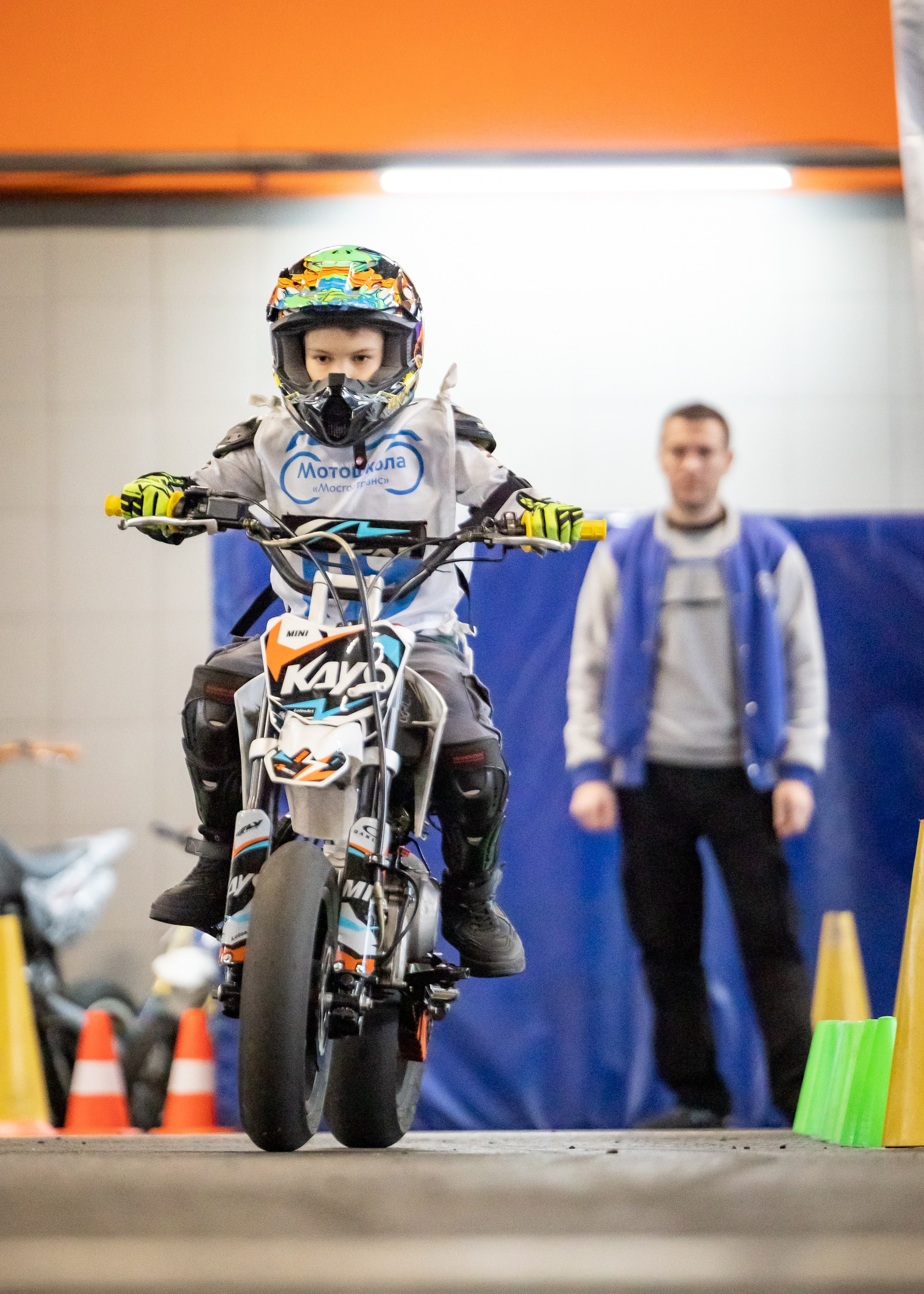 Соревнования в Мотошколе «Мосгортранс». Фотограф Владимир Охрименко