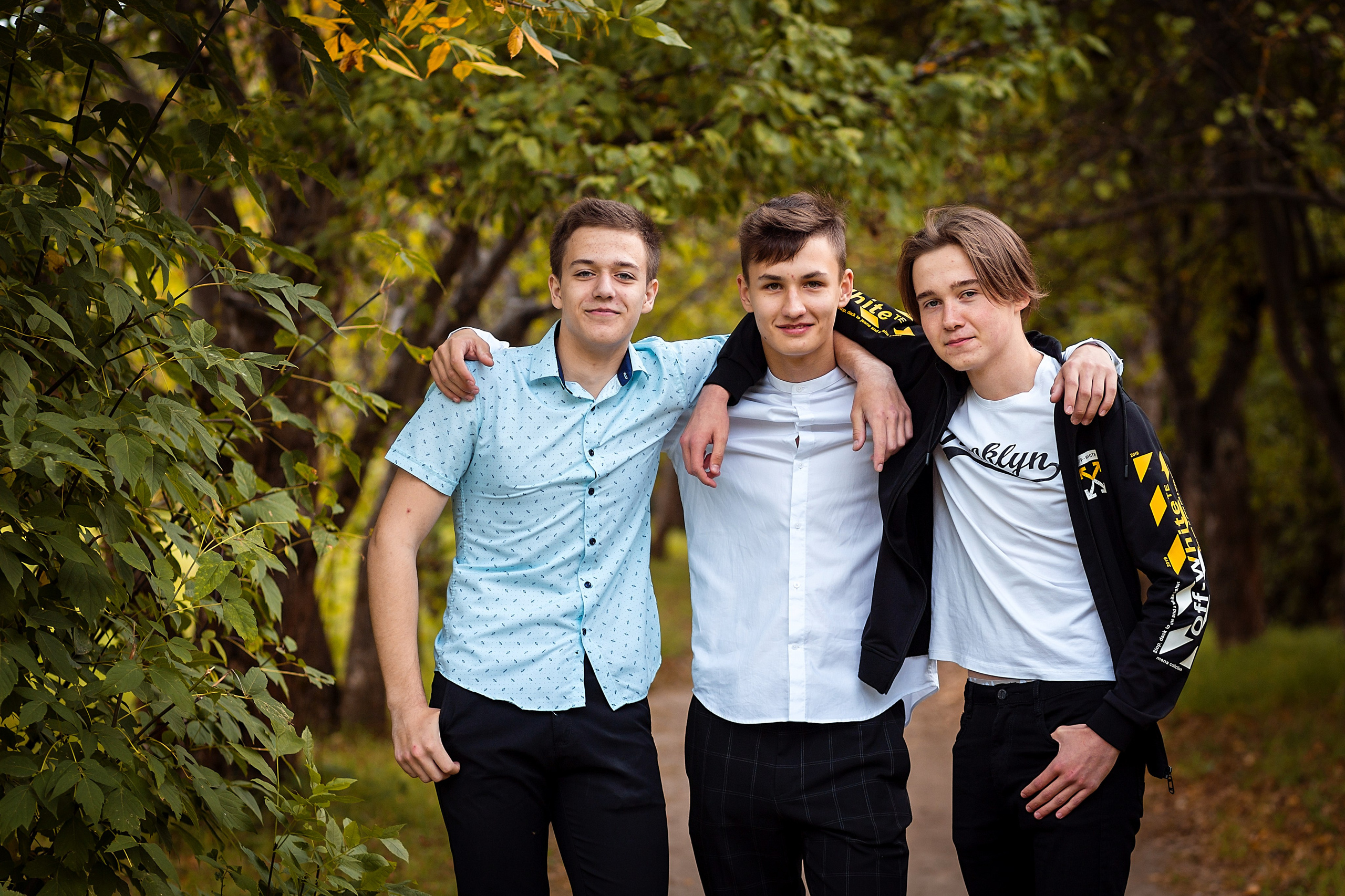 Съёмка в парке. Выпускные альбомы «Эврика» в Нижнем Новгороде