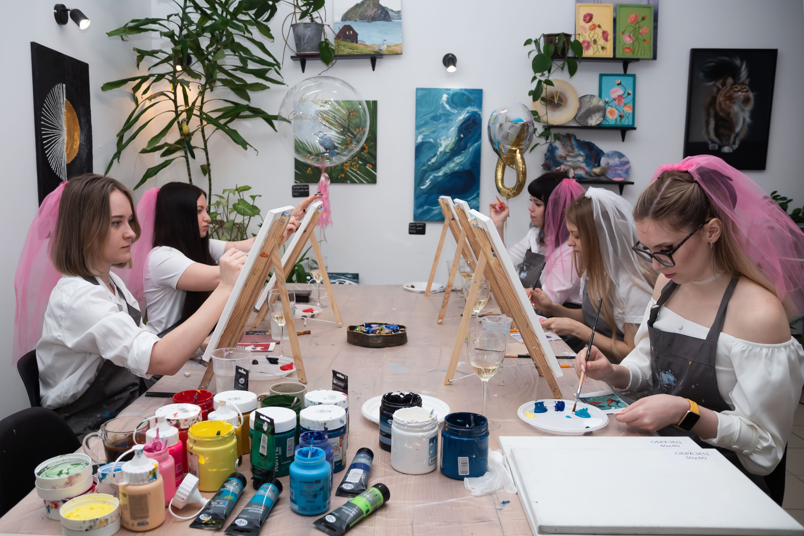 Красочный девичник. Event photographer from Moscow