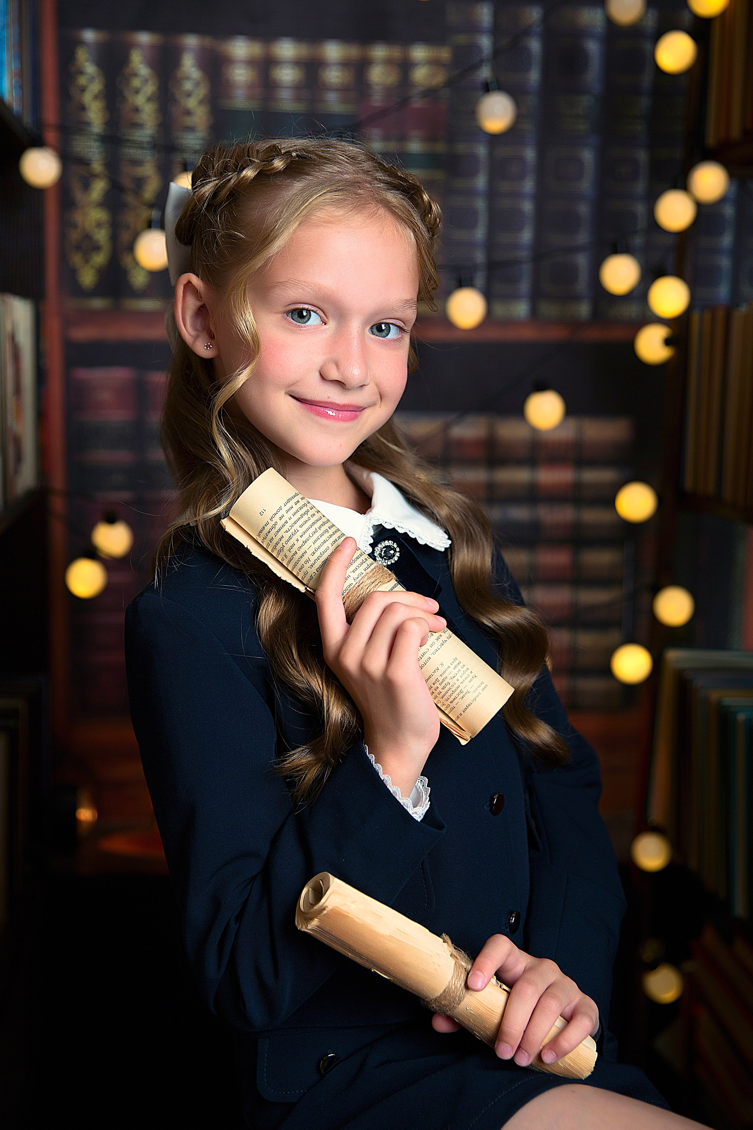 Школьница. Детский школьный фотограф в Кемерово Зиновьева Екатерина