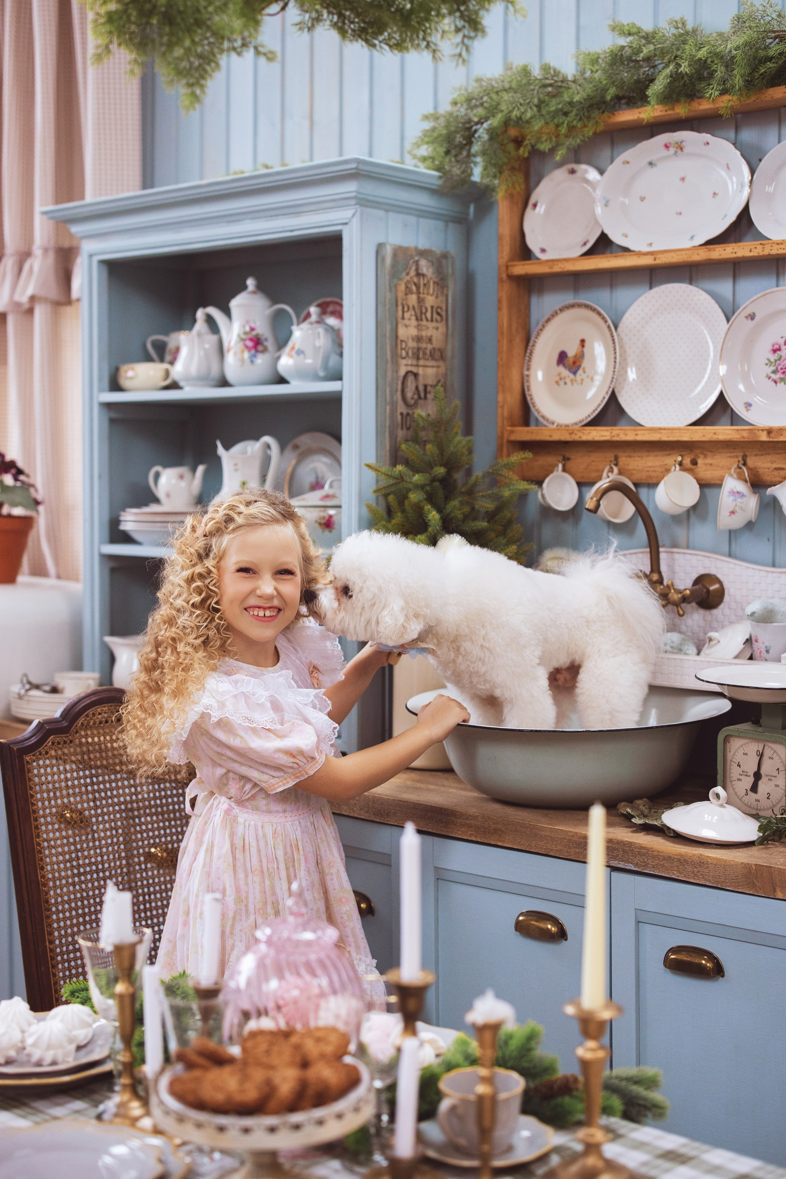 Новогодняя фотосессия в стиле Винтаж. Семейный и детский фотограф в Краснодаре Анна Трашкова