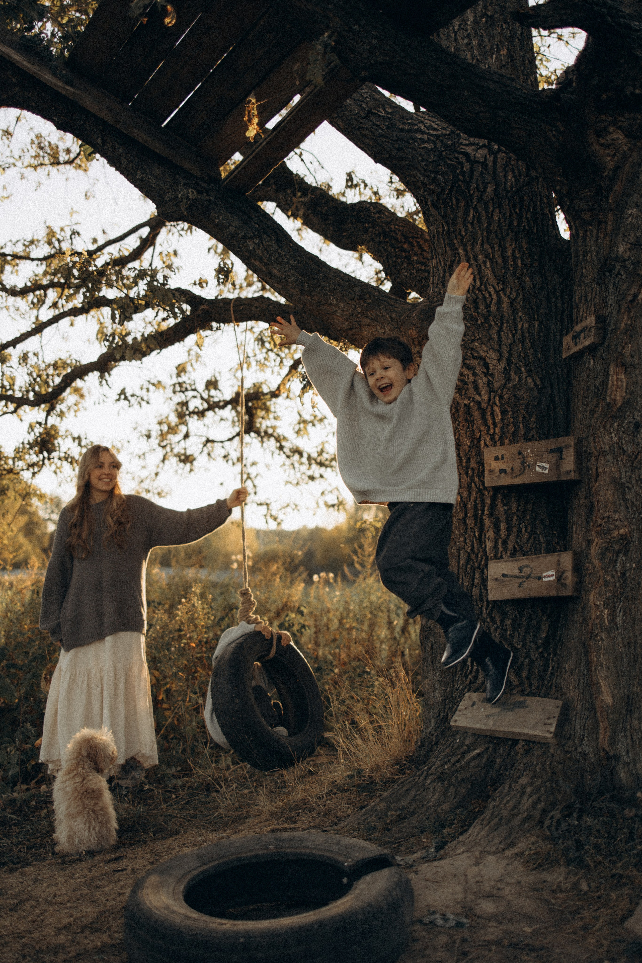 Домик на дереве. Семейный фотограф Москва Юлиана Фетисова