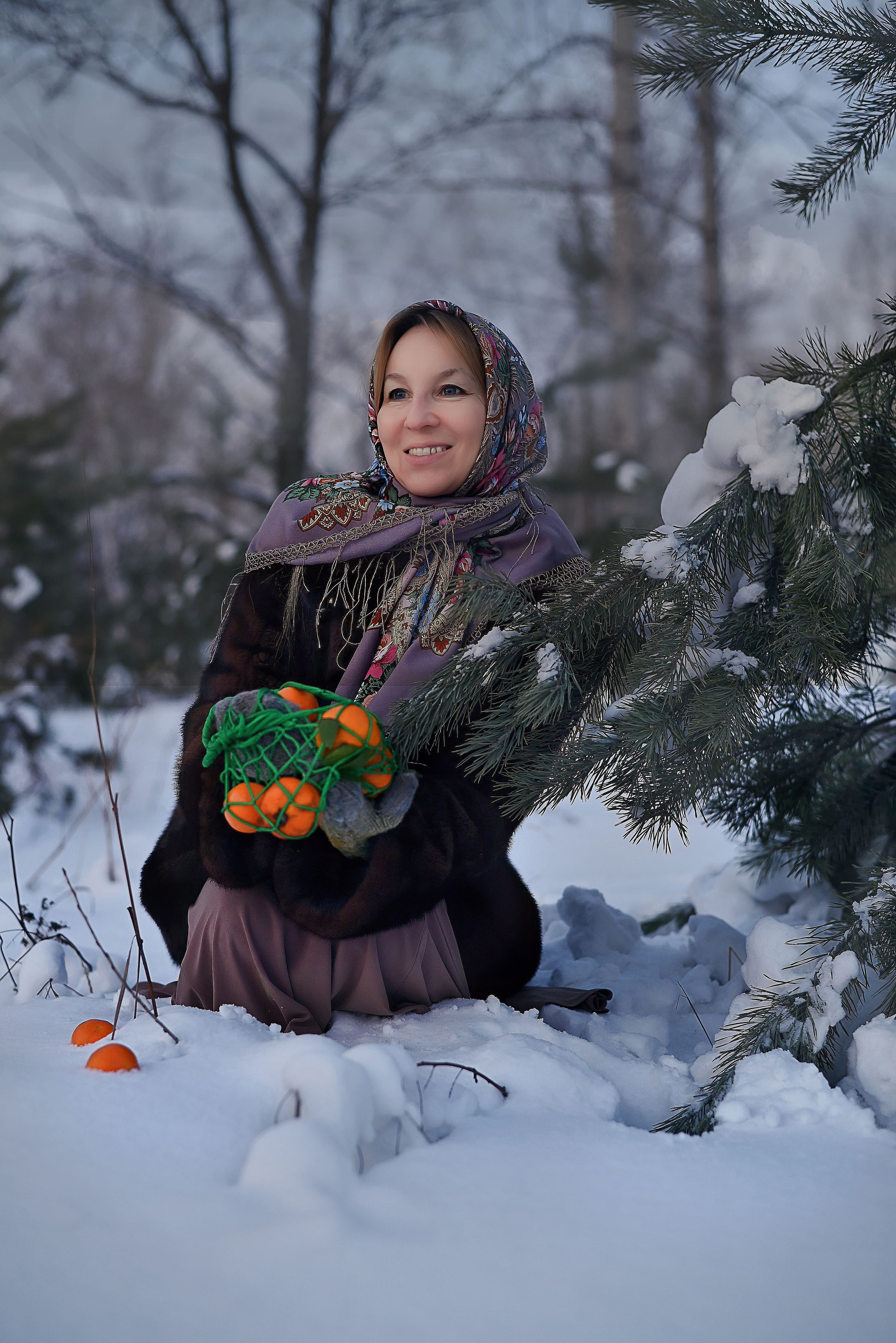 Лесная новогодняя. Фотографы крещения/венчания  Красноярск Татьяна и Вячеслав Переваловы
