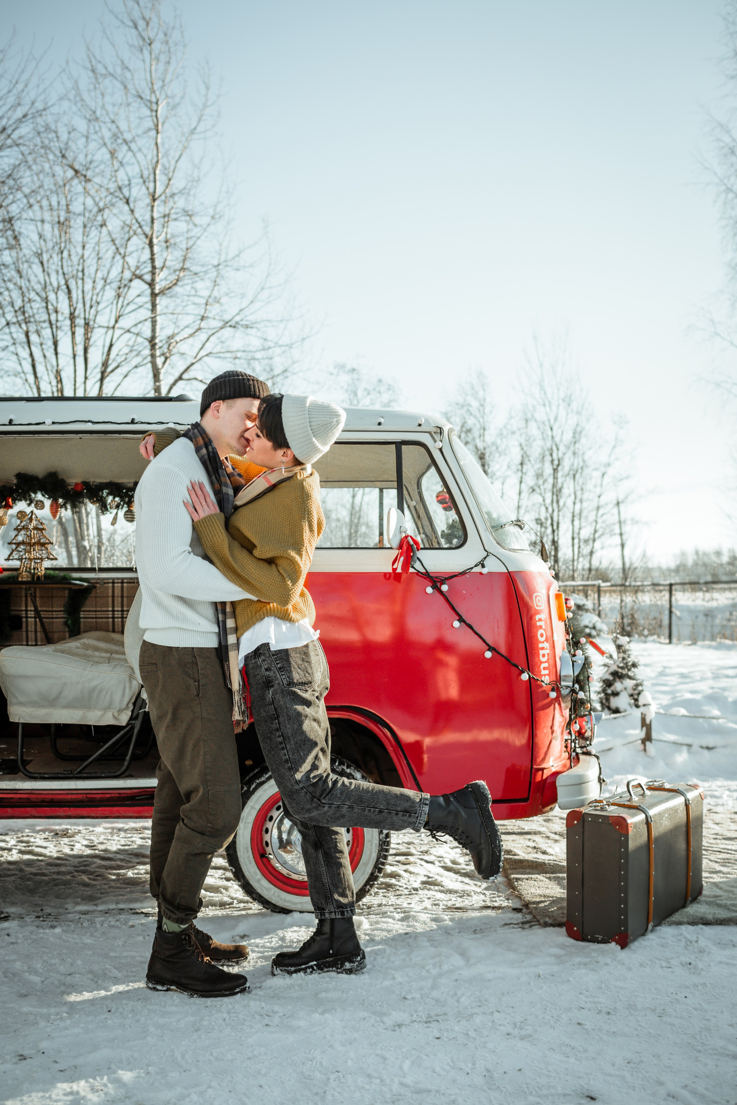 Фотосессия love story зимой. Свадебный фотограф Кирилл Белый