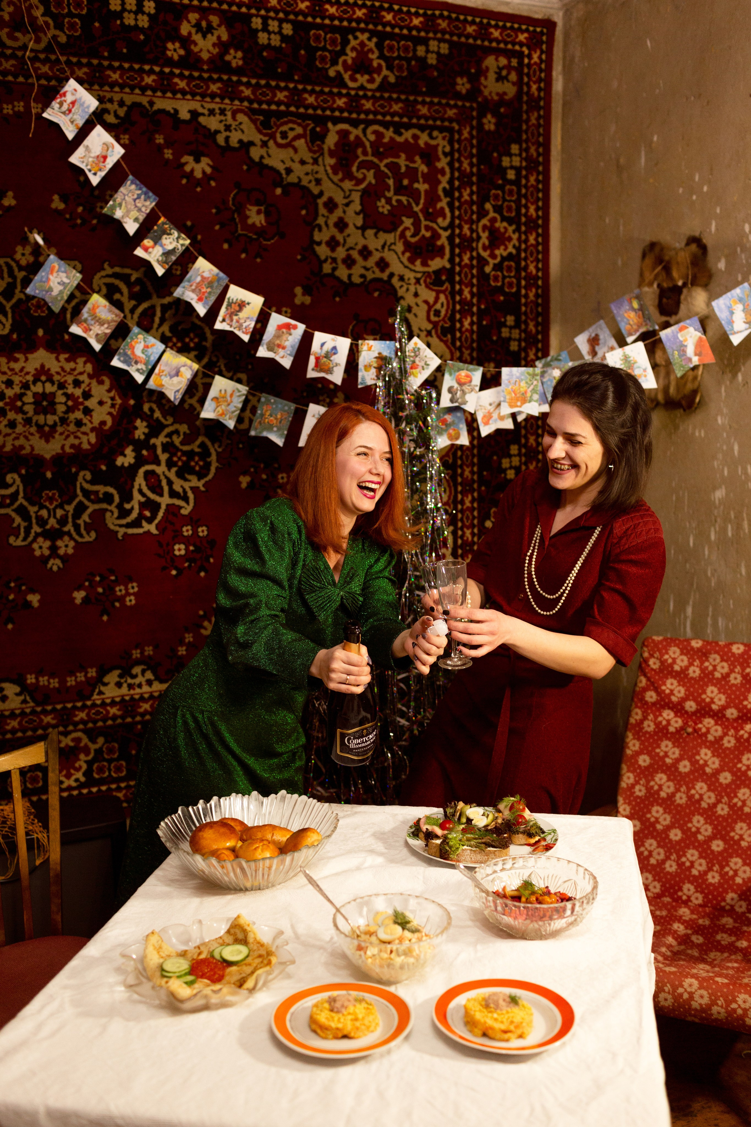 Рекламная фотосъемка для корнера «Федина дача» СССР Новый год. Свадебный фотограф Кирилл Белый