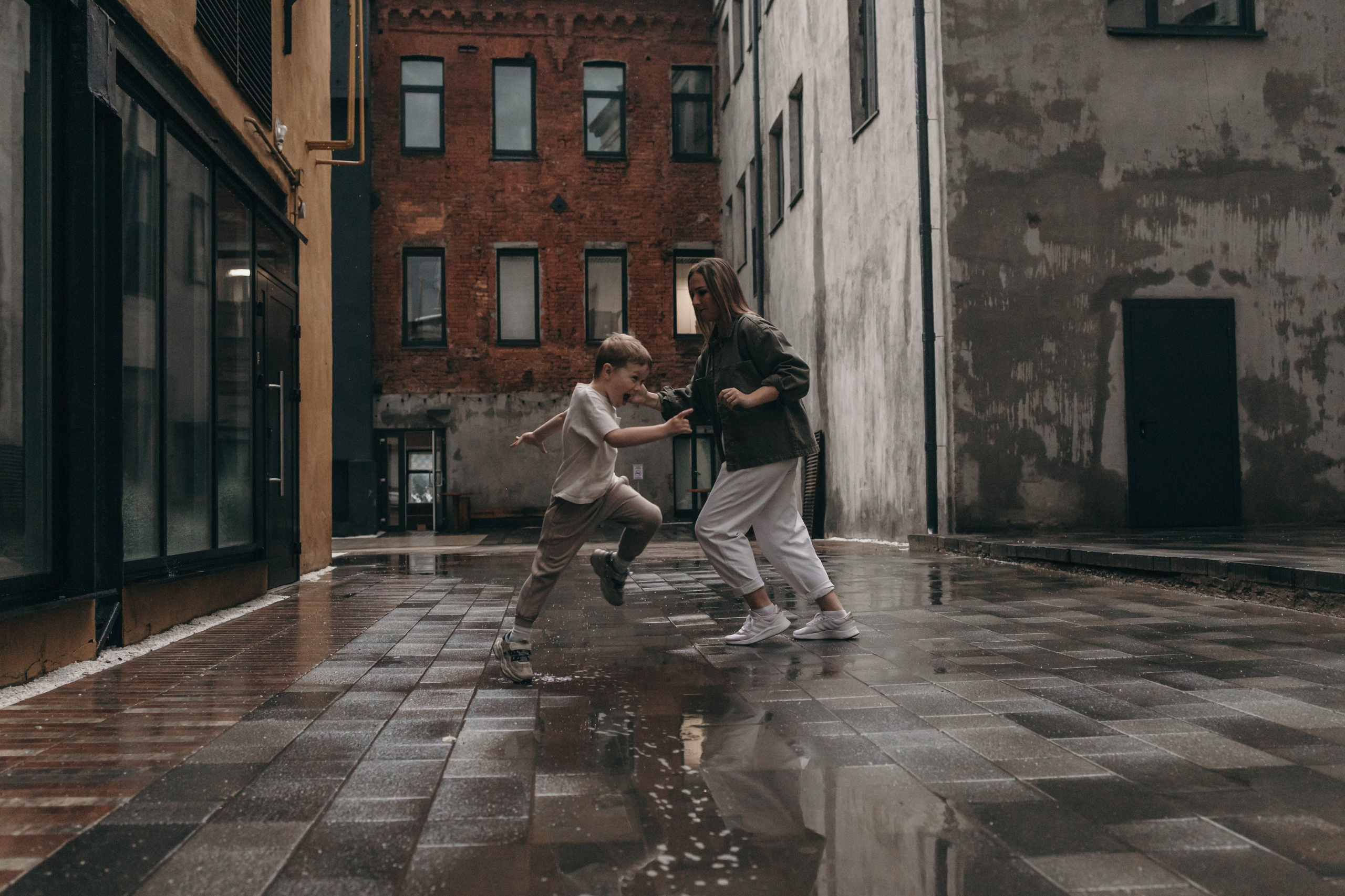 Городская семейная фотосессия в Москве для Ксении, Марка и Семена. Семейный фотограф в Москве, Щелково, Фрязино _ Виктория Степанова