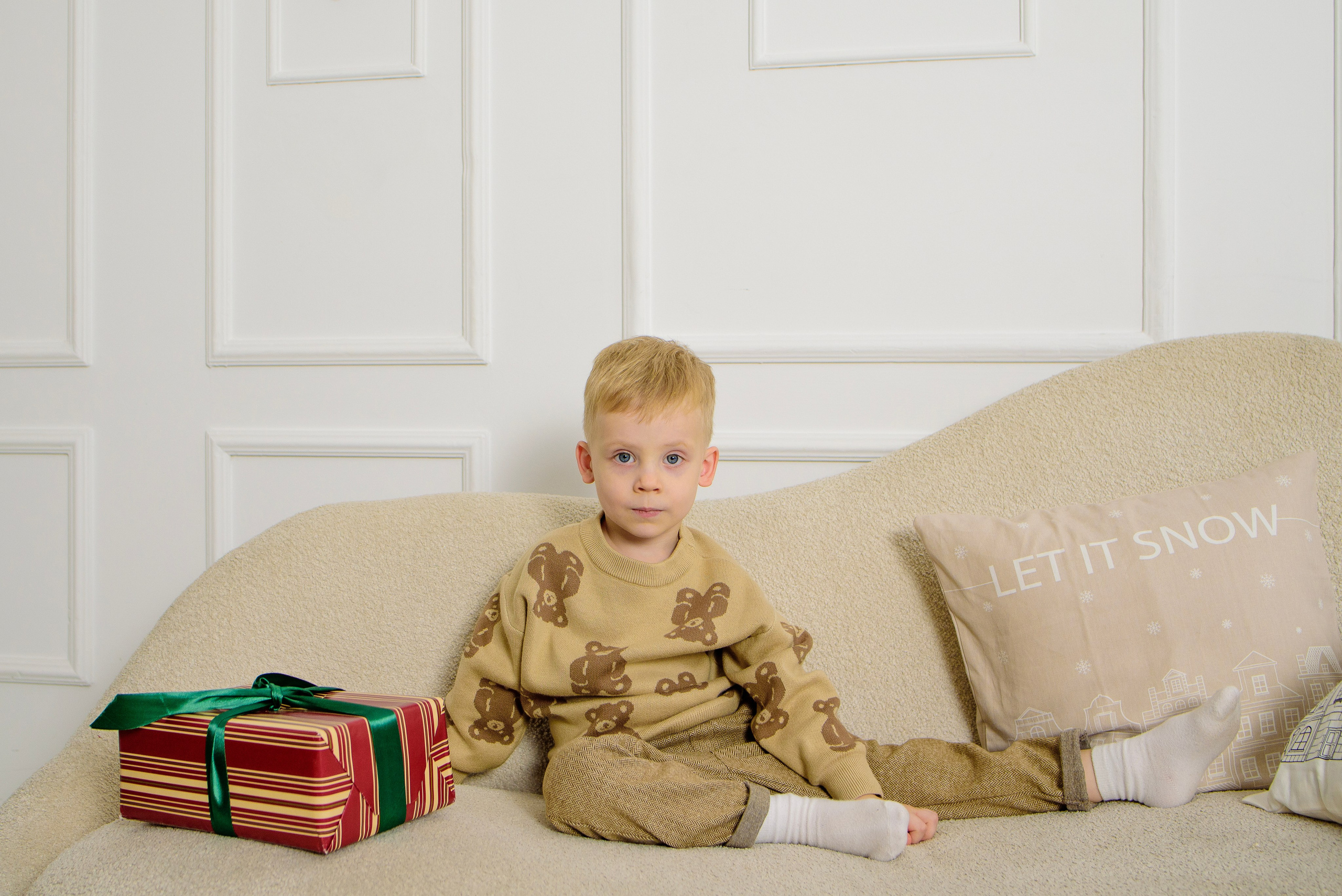 Новогодняя фотосессия Тани и Сережа (младшего). Фотограф
