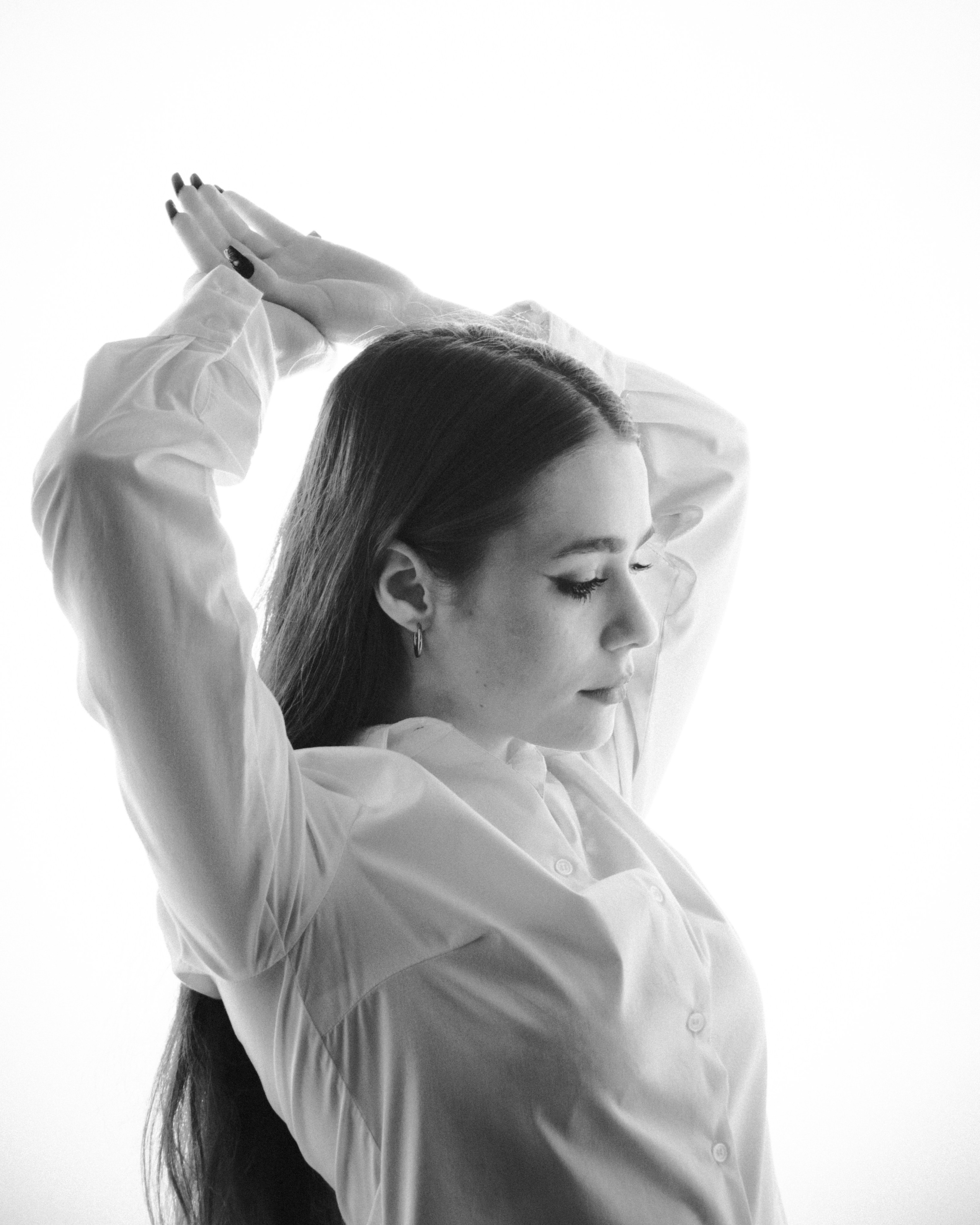 Черно-белый портрет. Портретный фотограф в Москве Владимир Саяпин