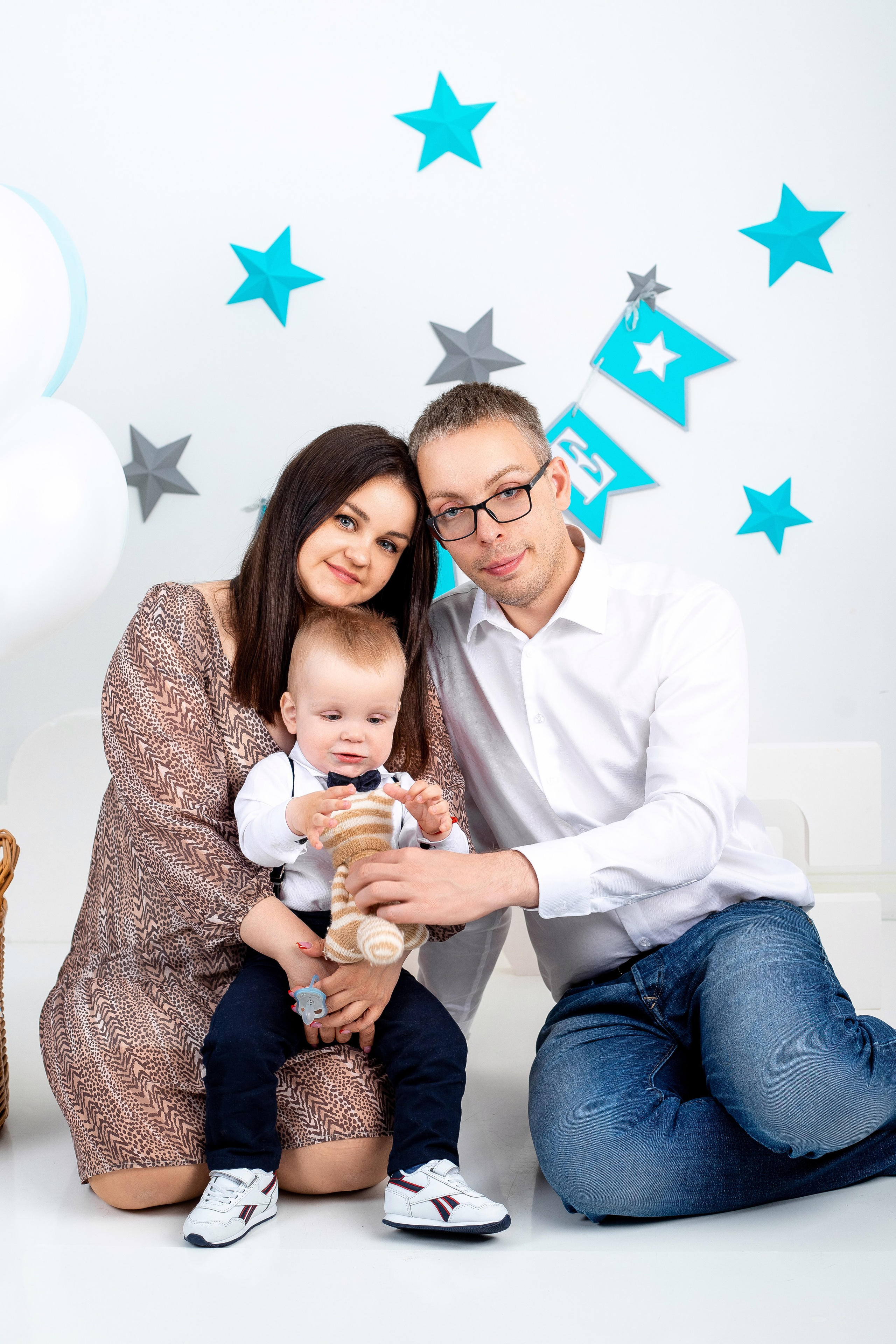 Фотосессия годовасия для мальчика. Семейный фотограф Анна Скворцова