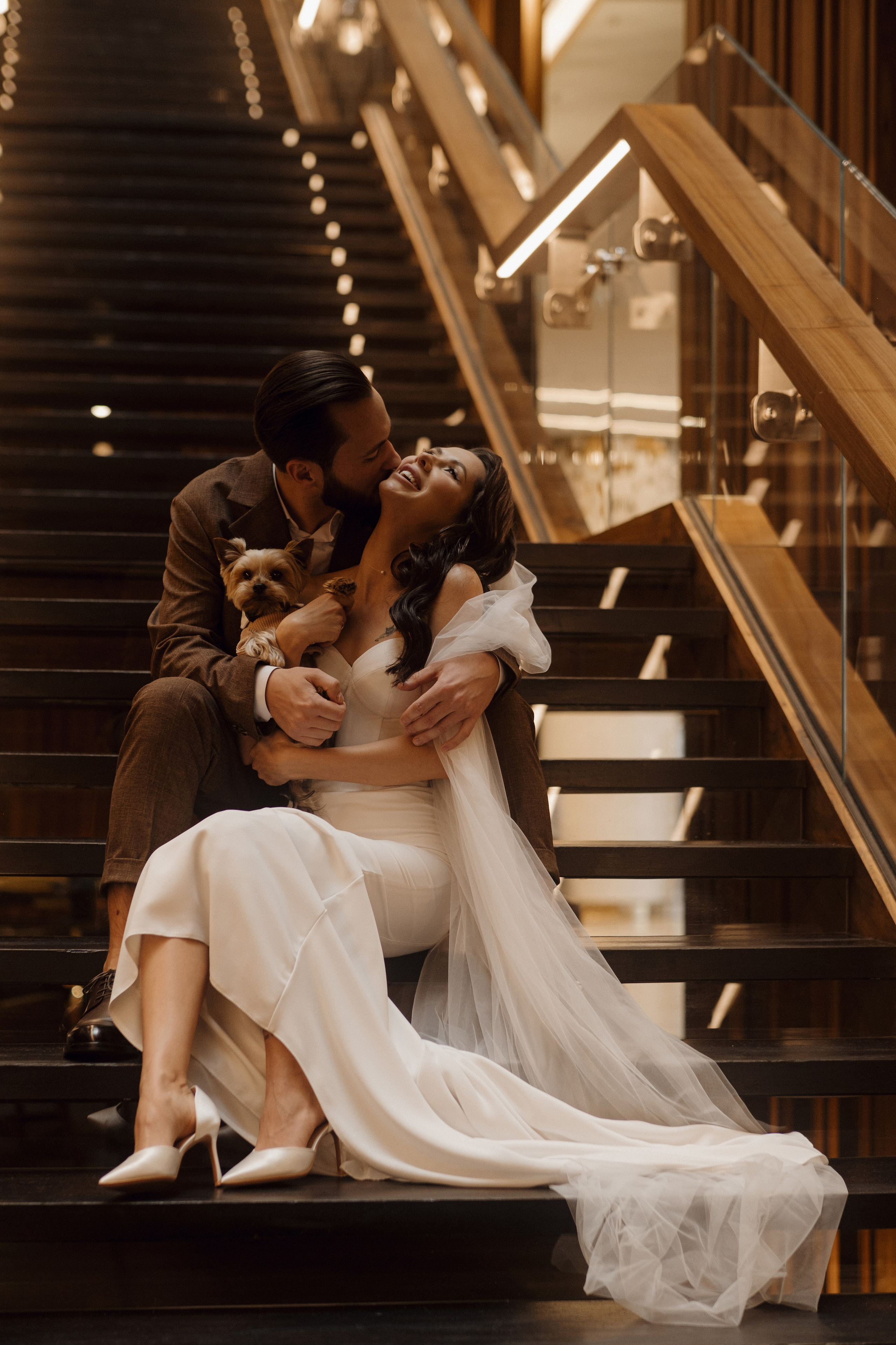 Сентиментальная свадебная фотография