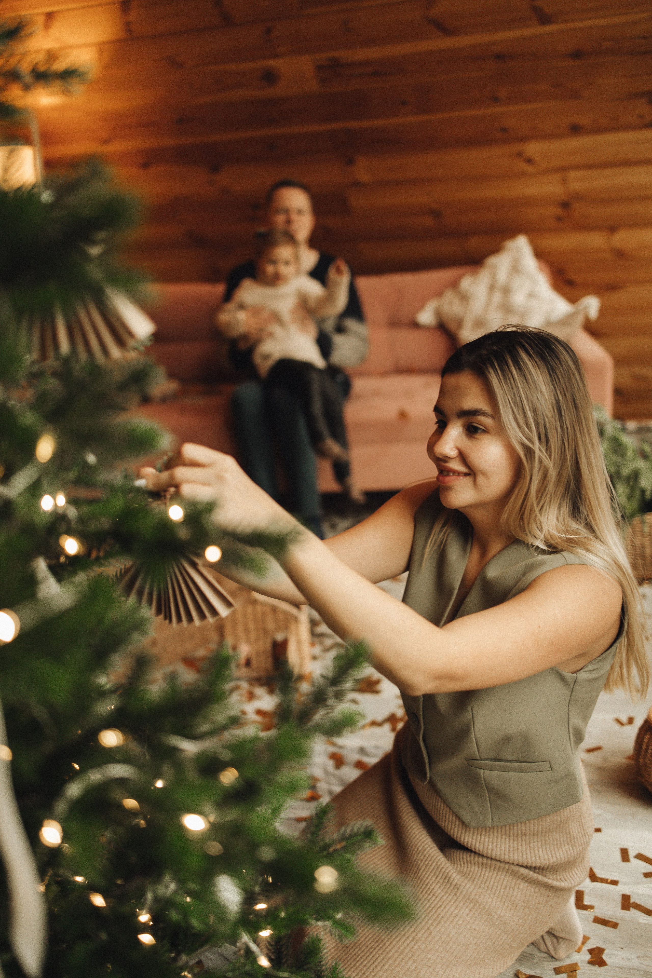 Новогодняя история в домике. Семейный и детский фотограф, таганрог, ростов-на-дону