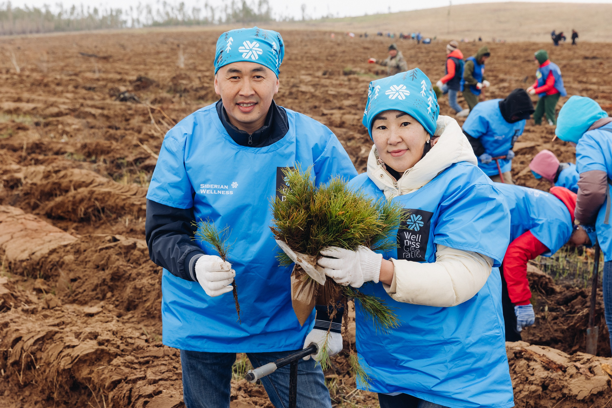 Siberian wellness. Ежегодная акция по посадке деревьев. Свадебный и семейный фотограф в Улан-Удэ