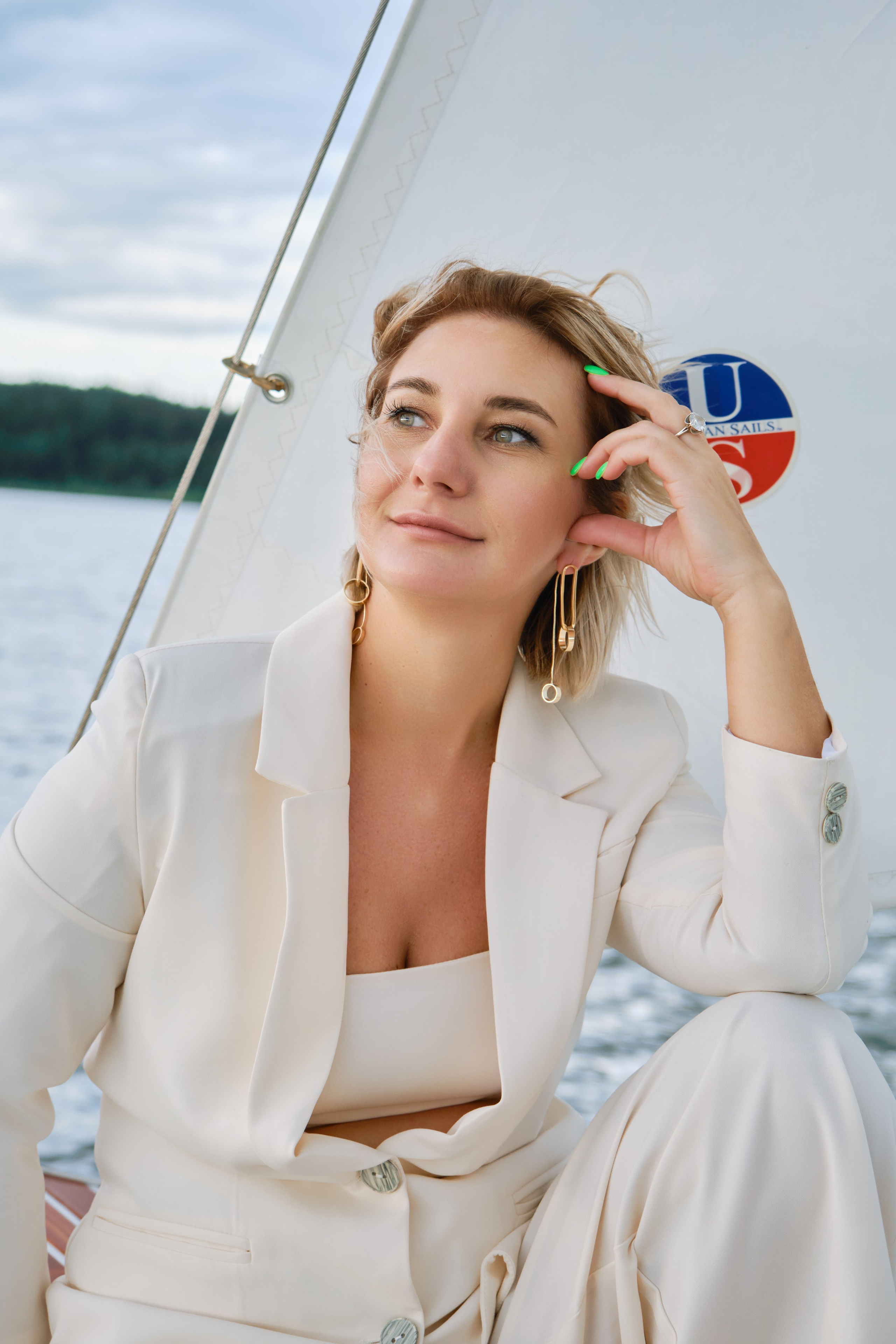 Наталья на яхте. Ася Ложкина фотограф Ижевск