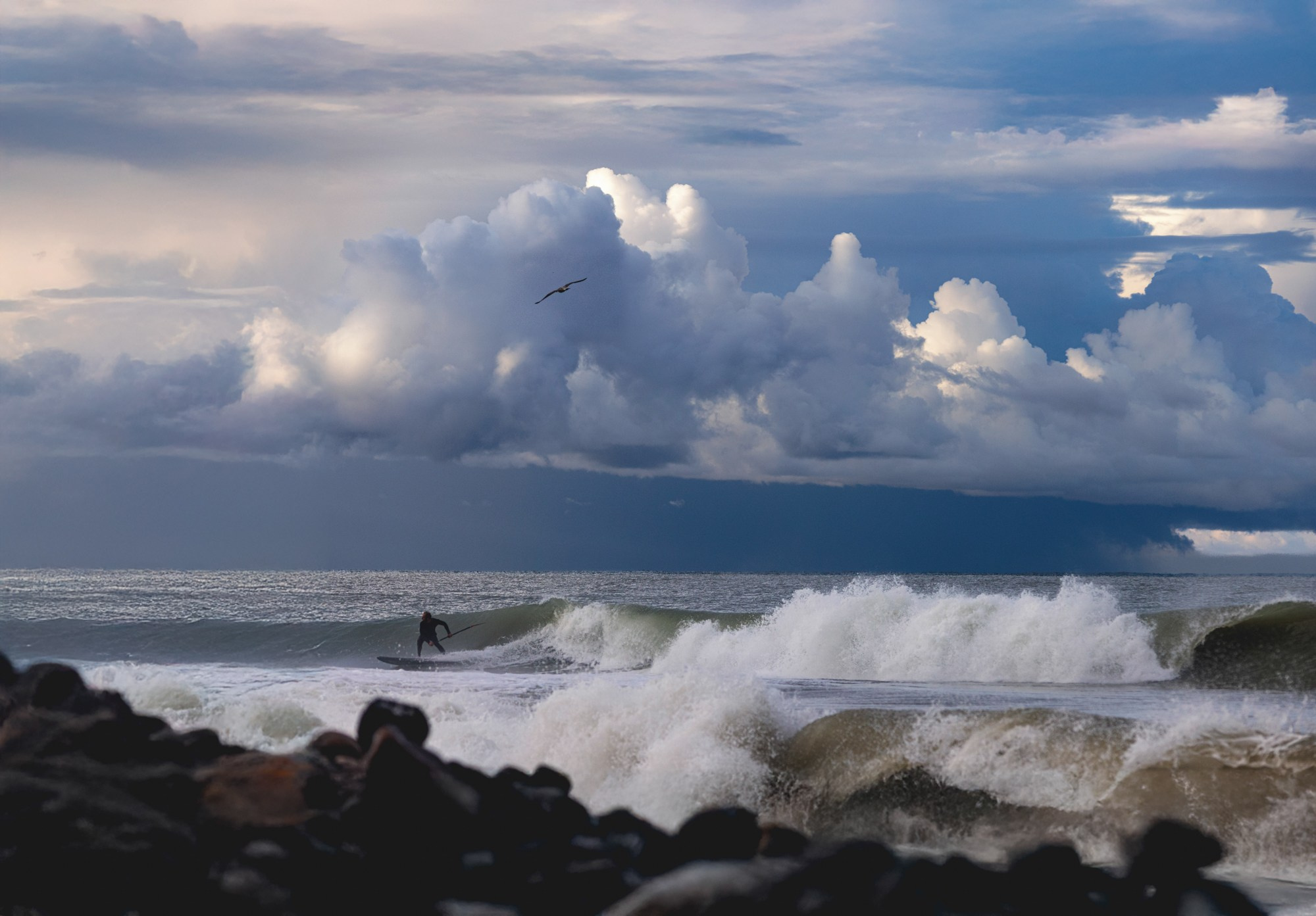 Море и серферы. Репортажный и постановочный Наталья Санникова