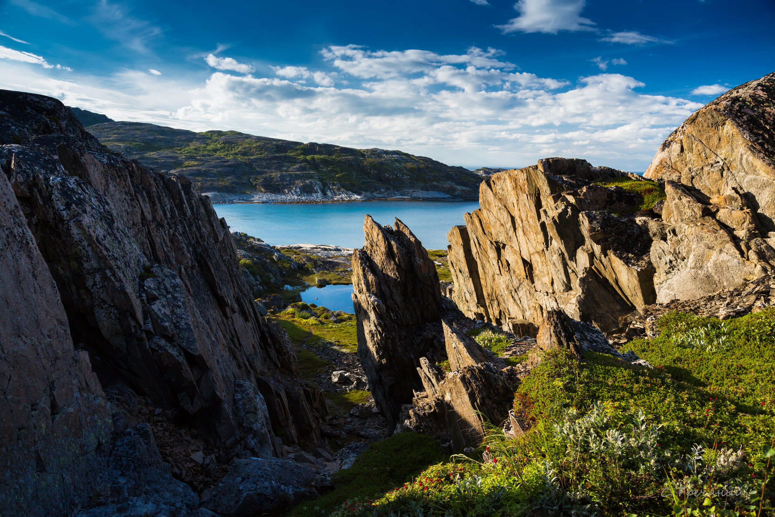 Баренцево море. Пейзажи Крайнего Севера. Баренцево море, Рыбачий, Средний, Немецкий