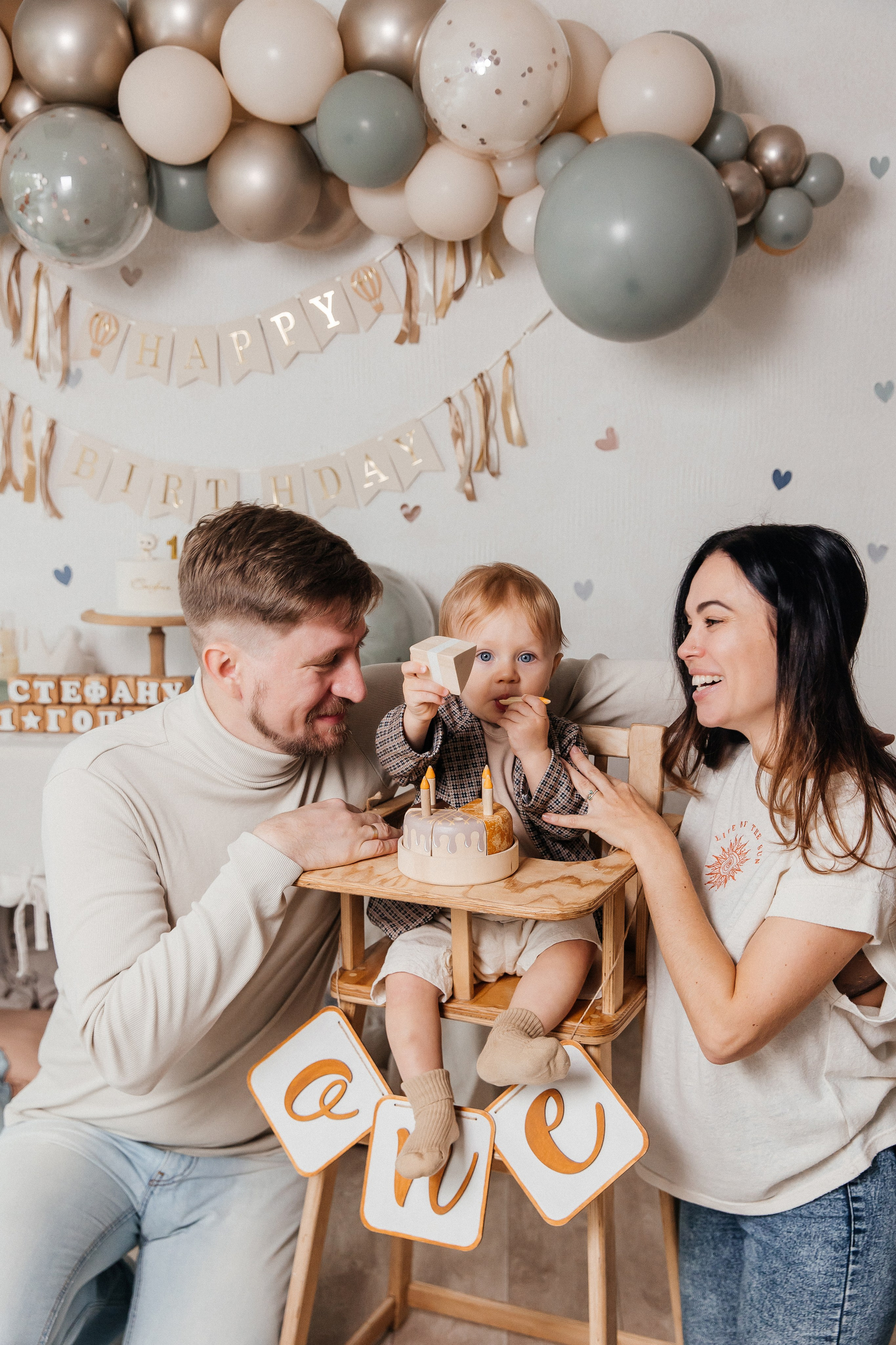 Фотосессия на 1 годик, детская фотостудия Кемерово