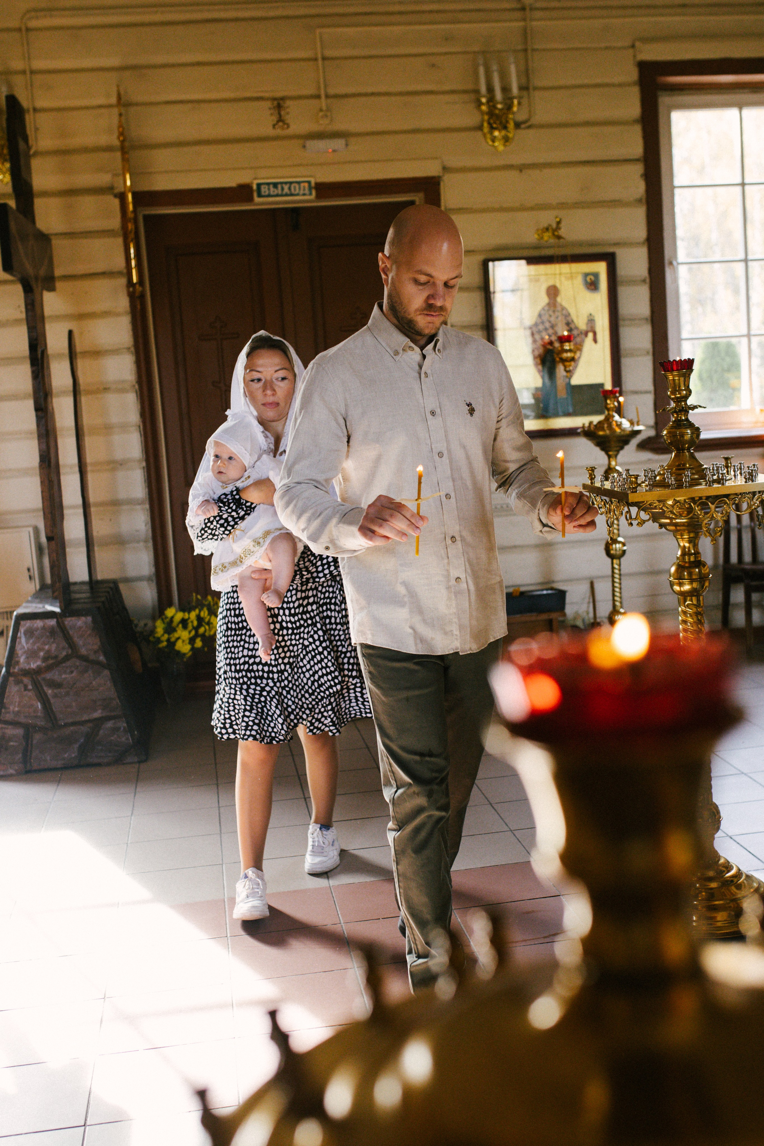 Крещение. Фотограф Катя Трусова
