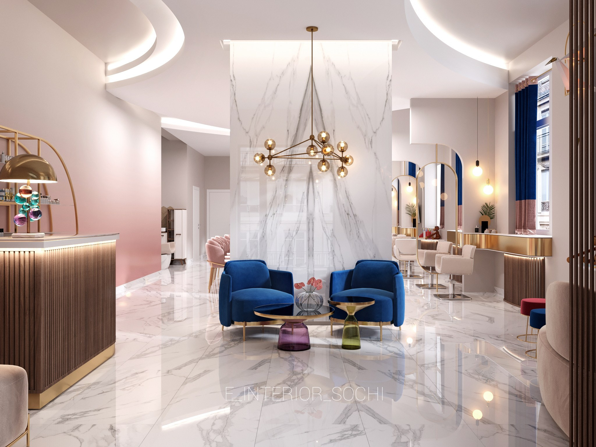 BEAUTY_MIGAL. Дизайн интерьера Евгения Тисленко