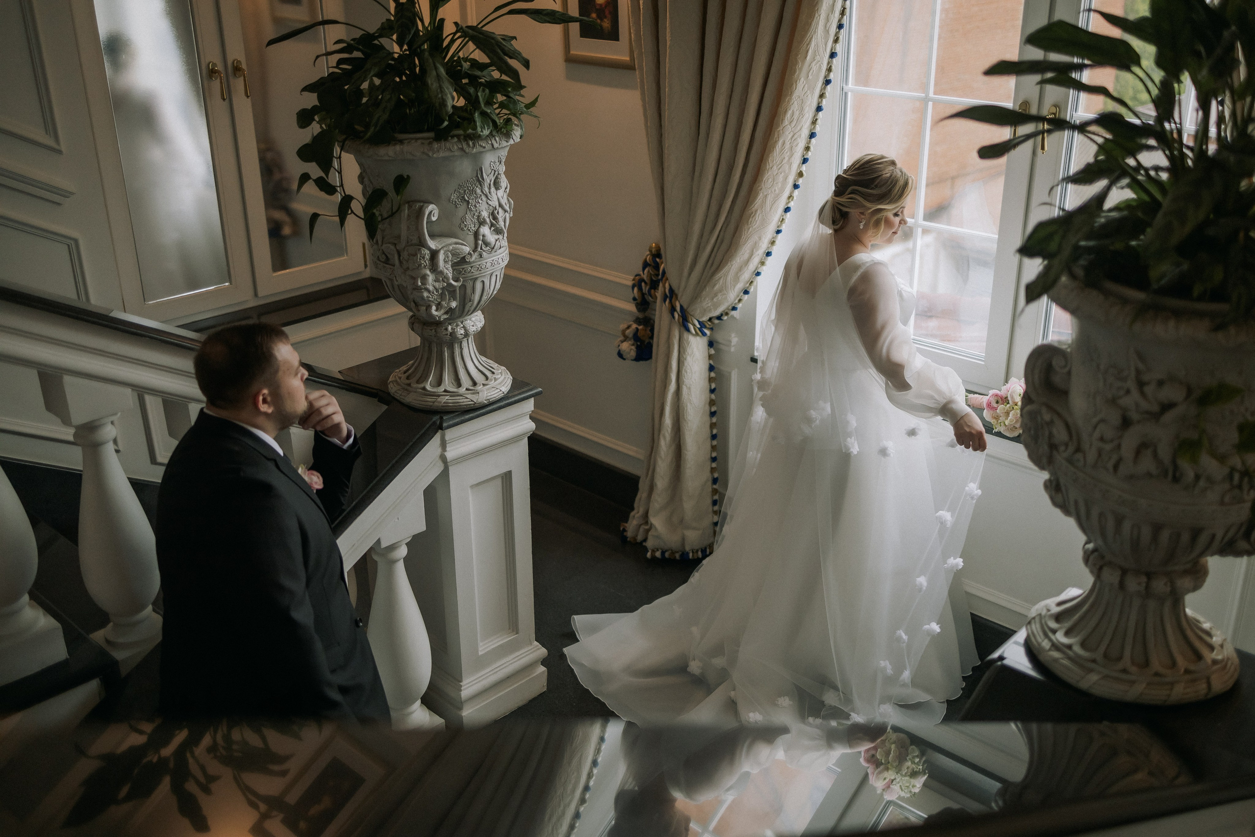 Анастасия и Сергей. Свадебная прогулка. Свадебная фотография. Арина Рубах