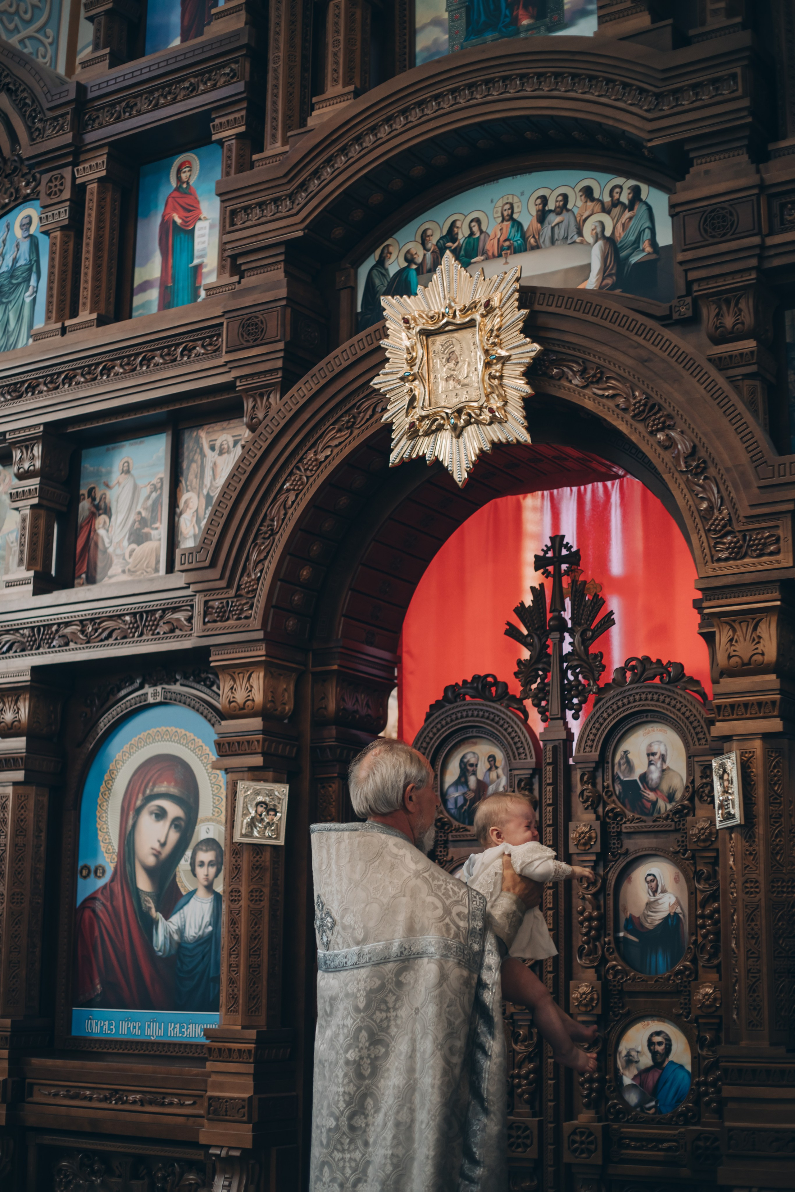 Съемка таинства крещения в Новопокровской. Свадебный и семейный фотограф в Краснодарском крае Мария Данилкина