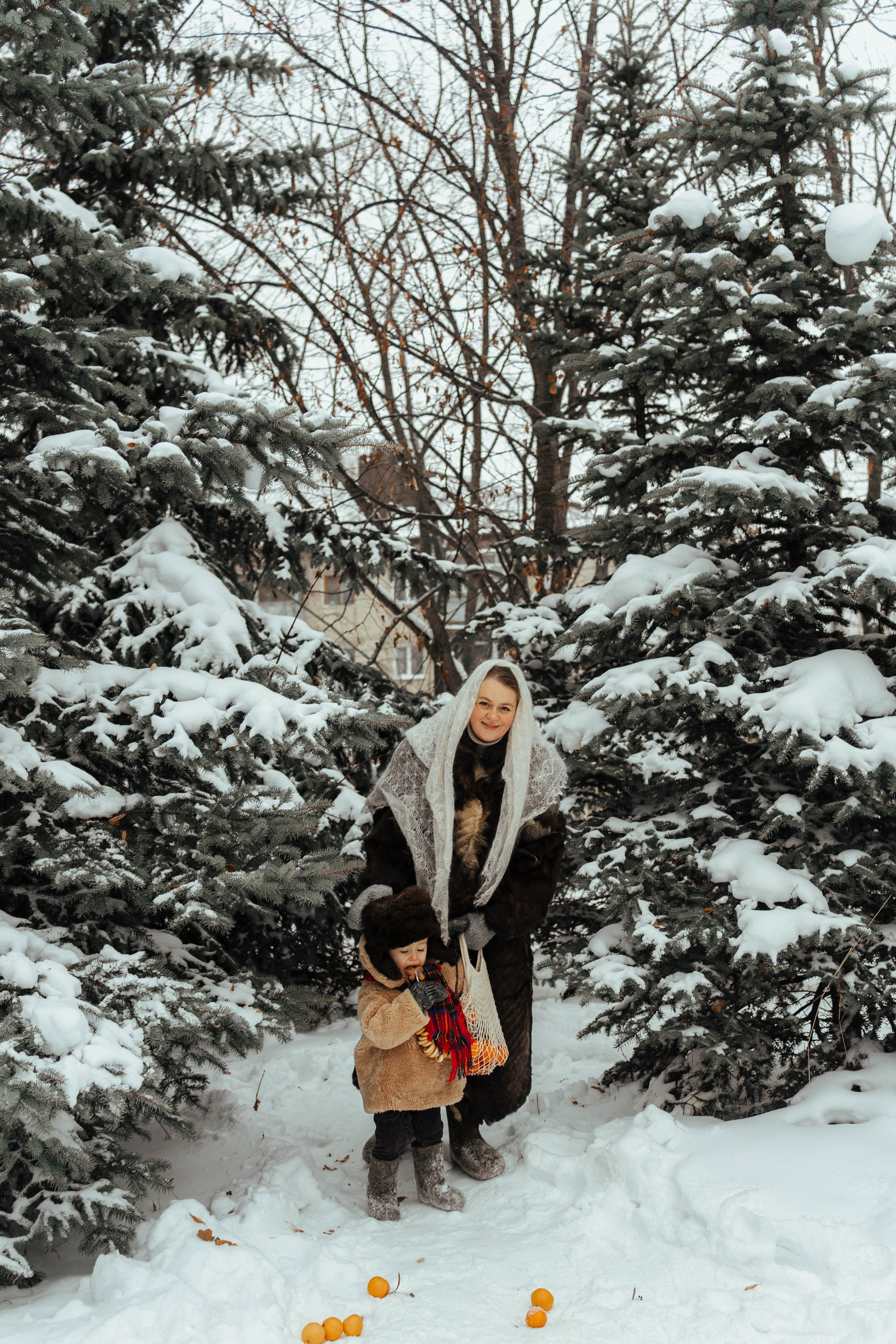Фотопроект «Зимний лес». Семейный и детский фотограф новорожденных Ульяновск