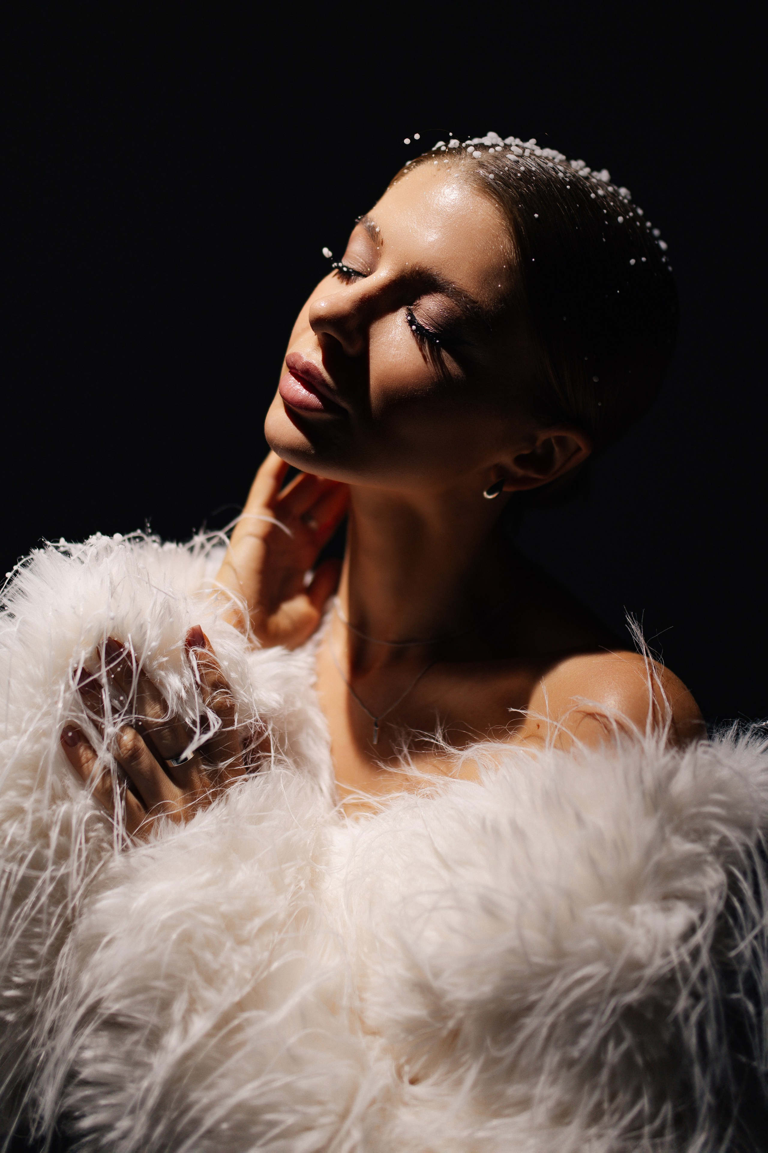 Вика/Снег. Брысина Алёна/ фотограф Петрозаводск, Карелия