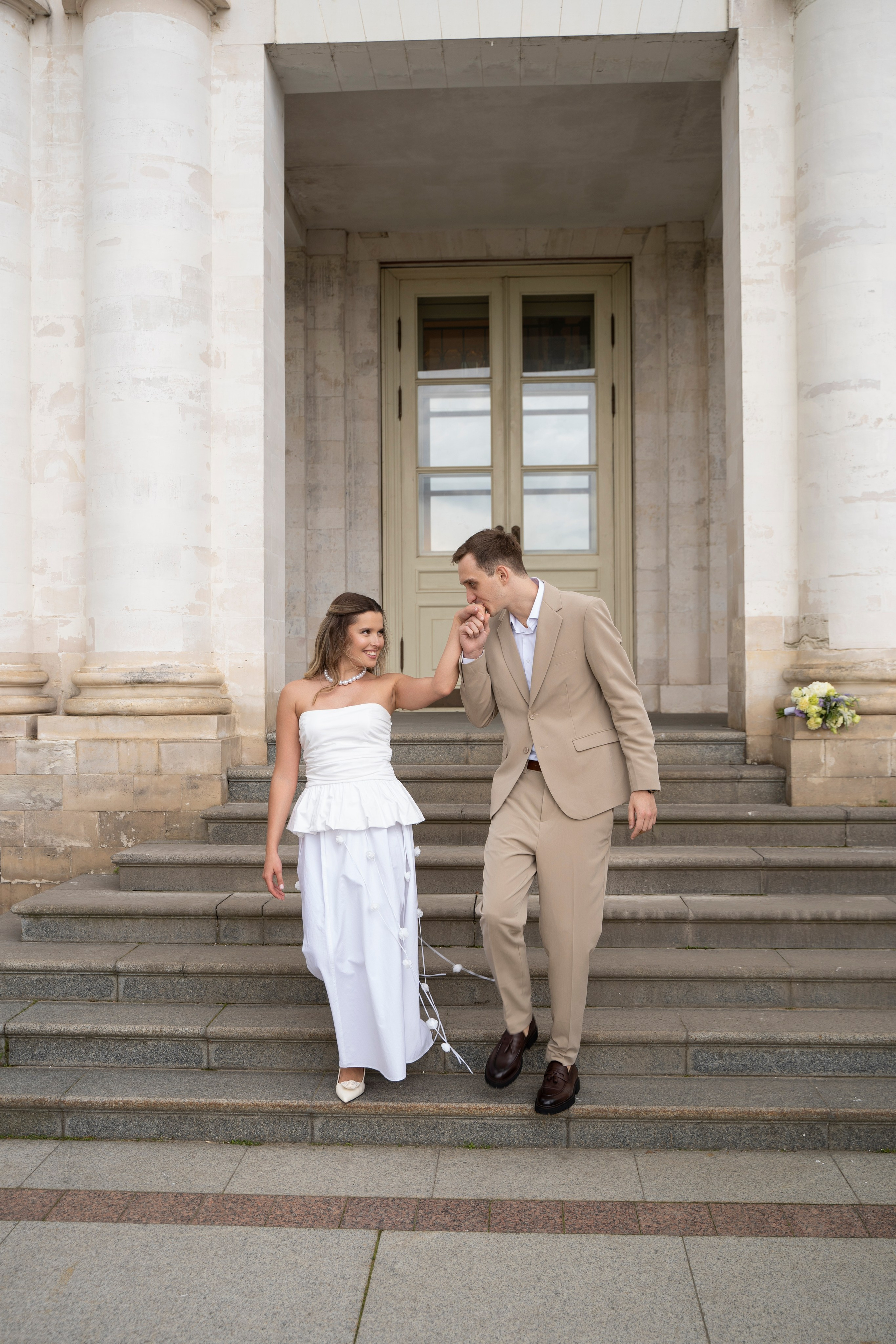 Елена и Владимир. Камерная свадьба в кафе «Рябчик»