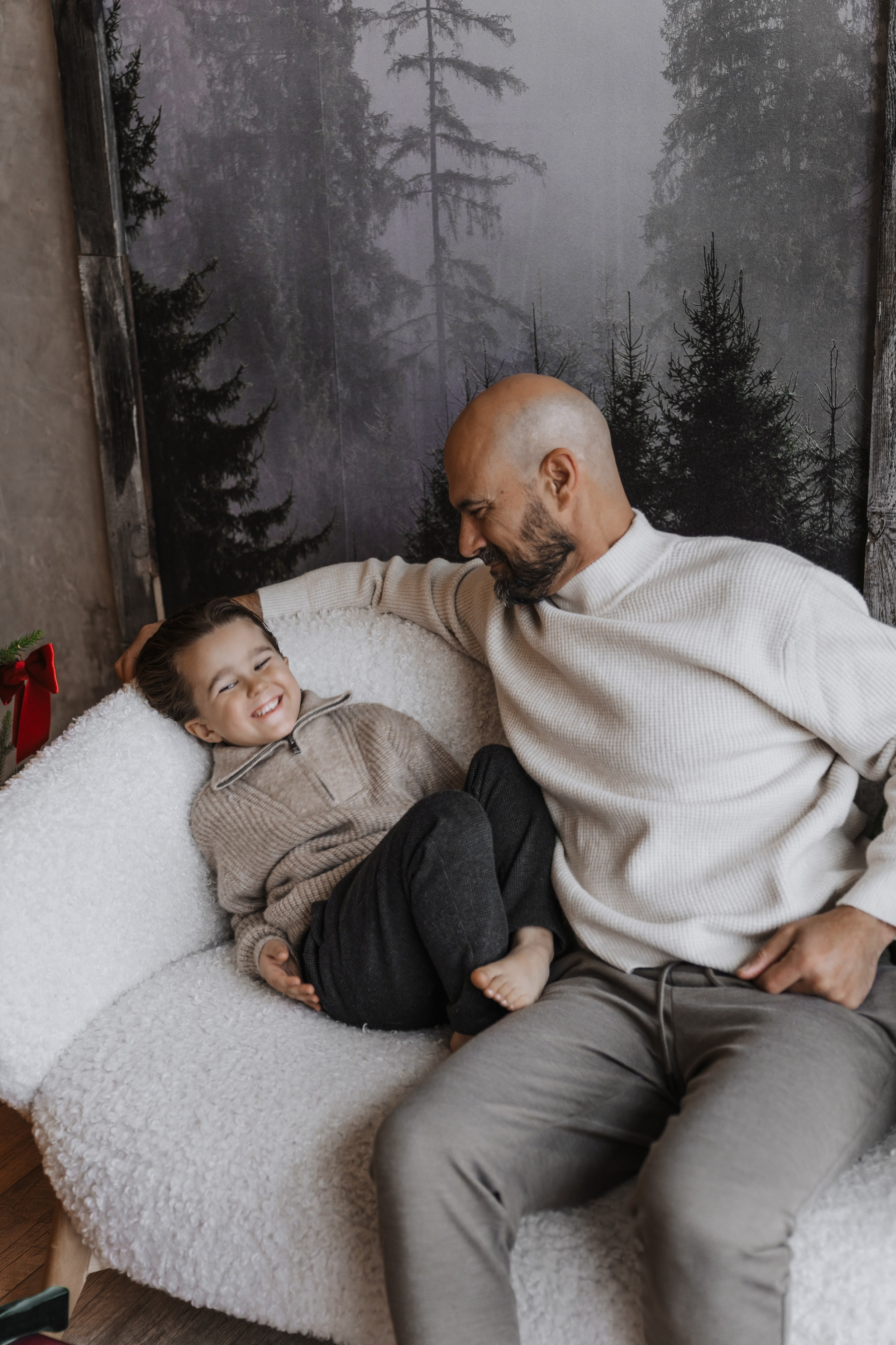 Лиза, Скарлетт, Винсент и Деннис. Минск, Рождество. Olga Modjaro