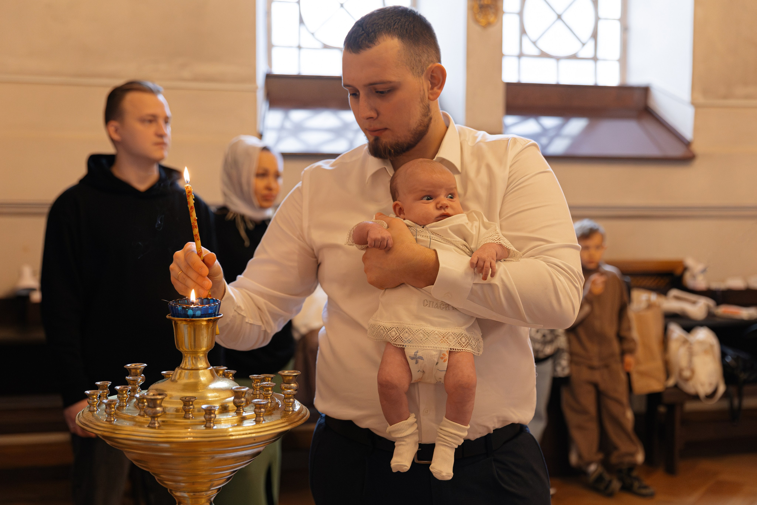 Крещение в Свято-Екатерининском кафедральном соборе. Свадебный фотограф и видеограф Краснодар, Ростов, Сочи, Новороссийск