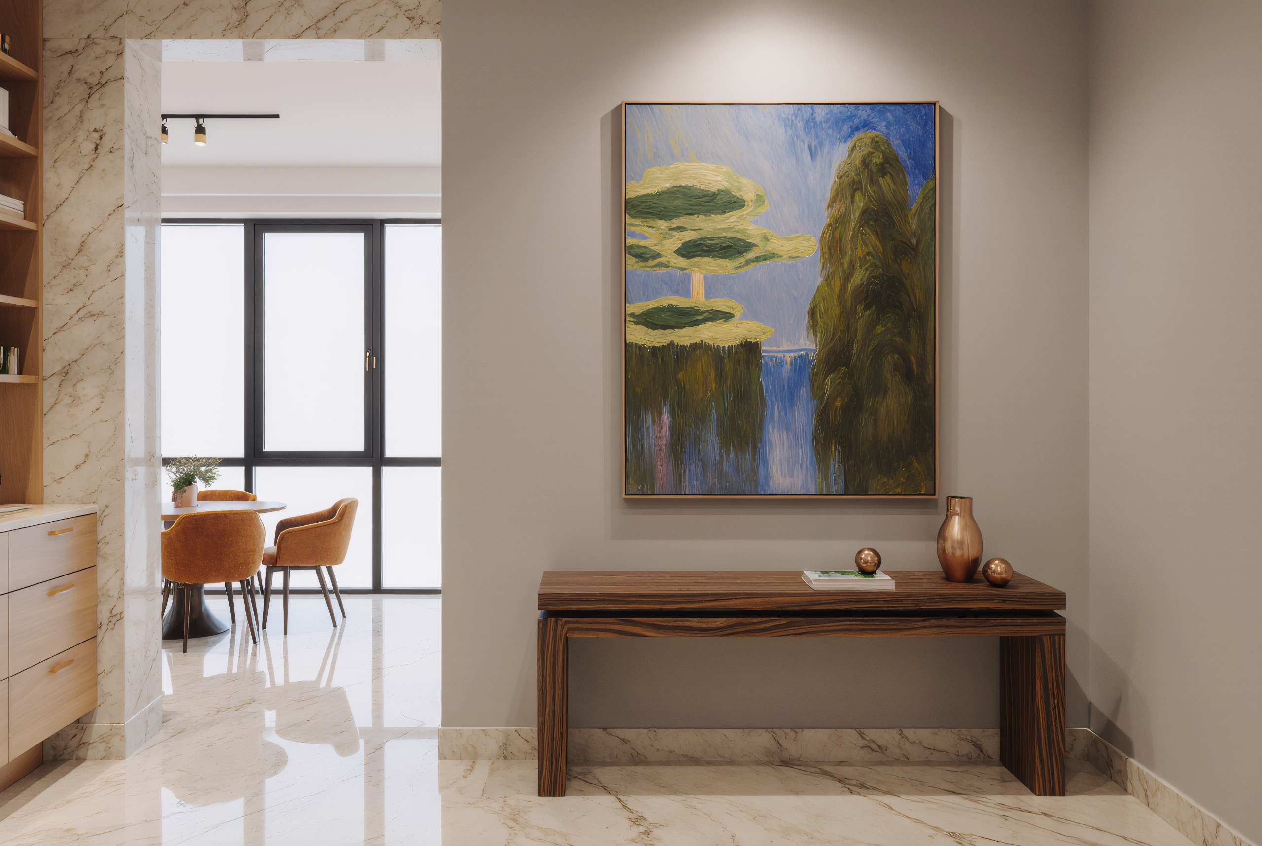 RIVERSKY / 107 м². Inside Form — студия, где проект начинается не с стен, а с человека. Индивидуальный подход, живой стиль