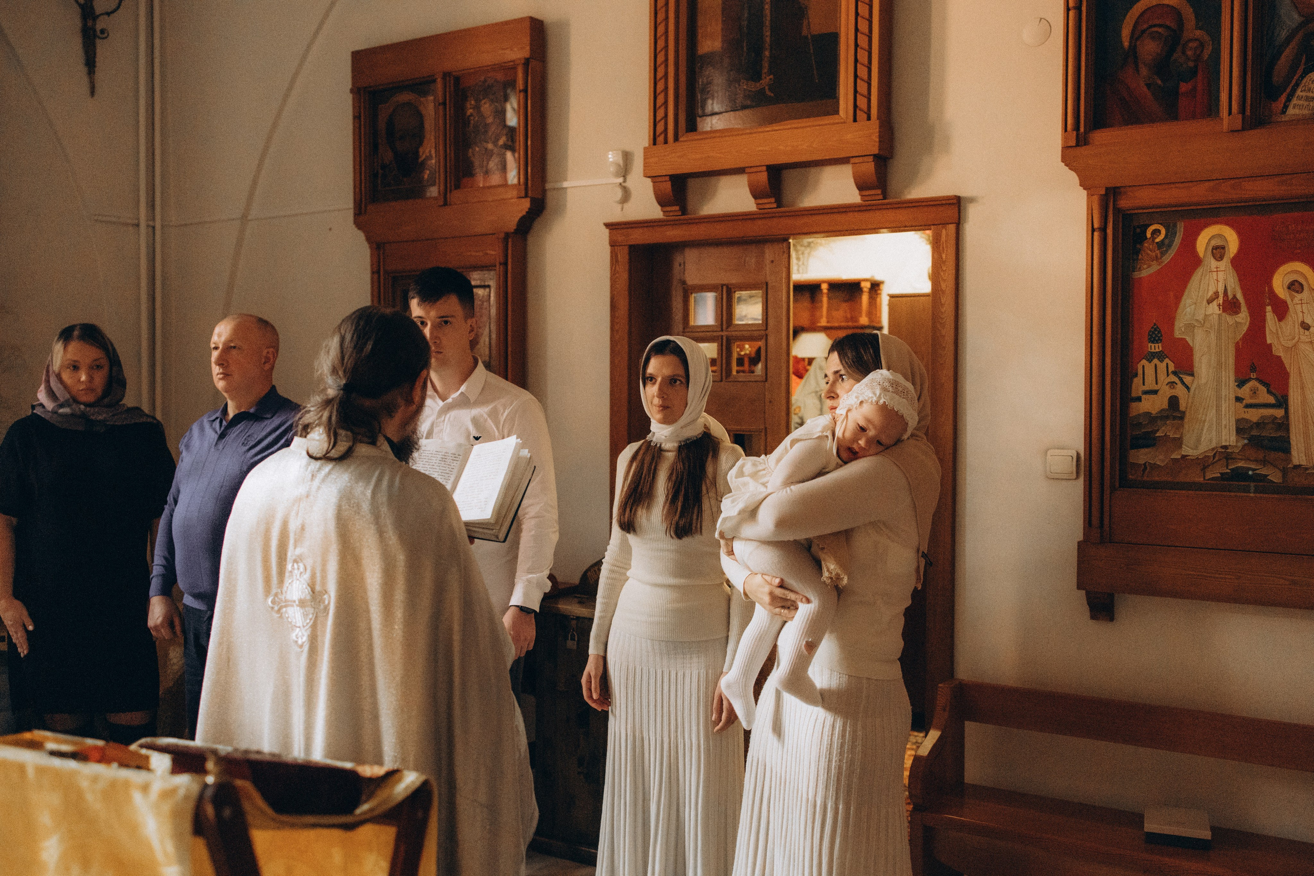 Крещение Надежды. Семейный фотограф Москва Наталия Осьмакова