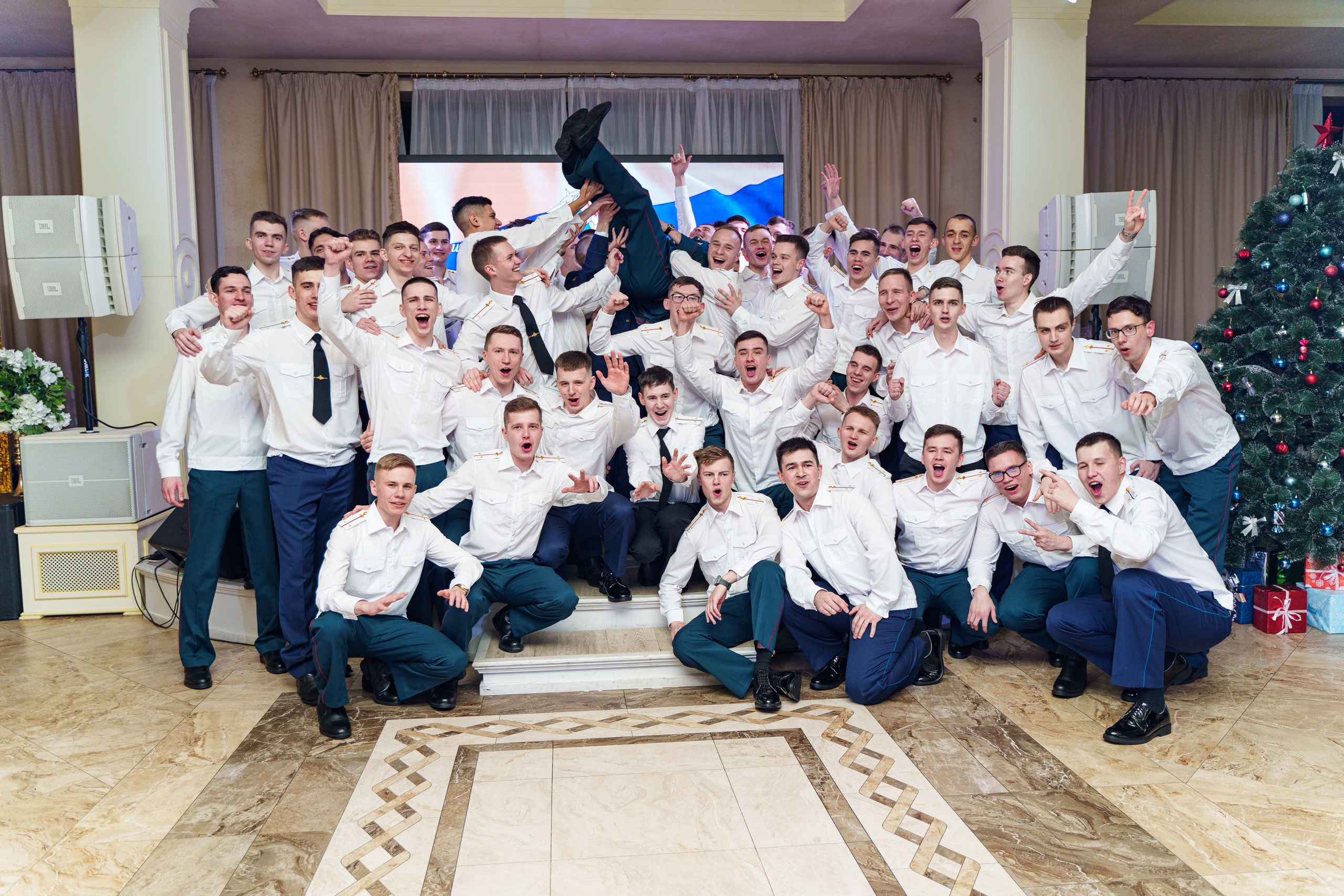 Фотосъемка выпуска военной академии и вручение дипломов